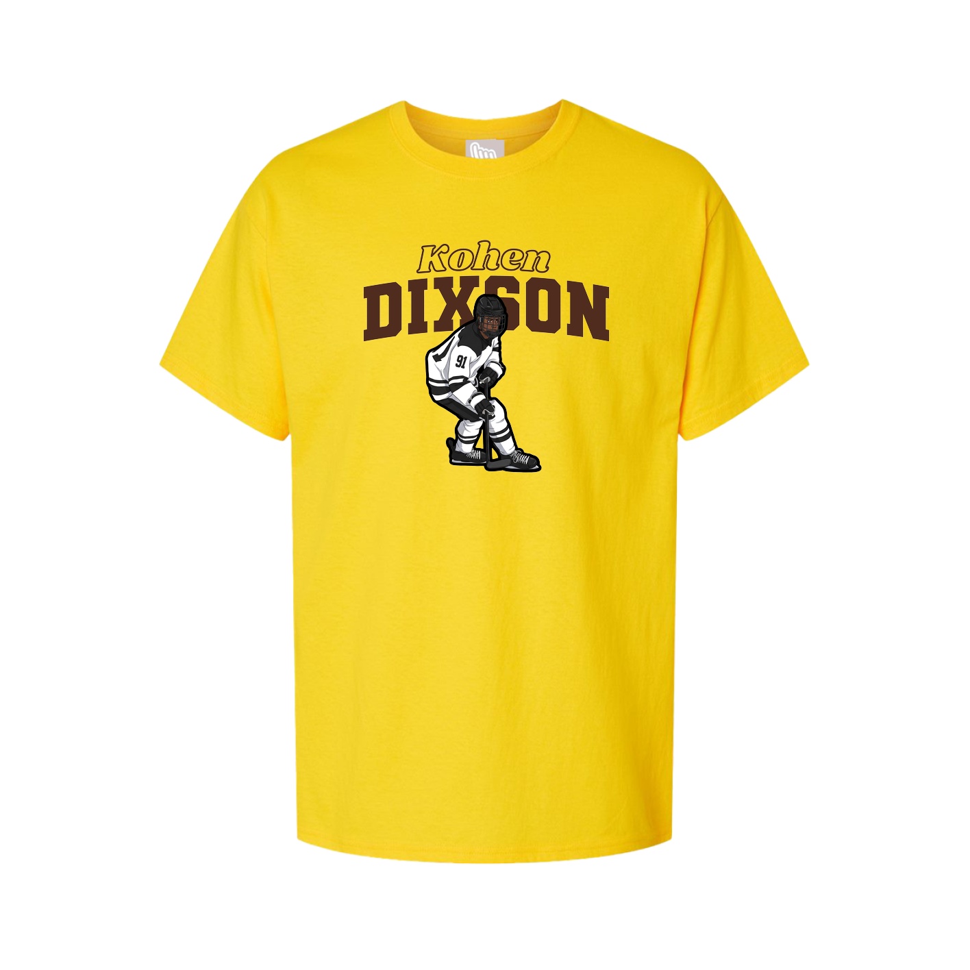 Tee — Name Arch in Gold