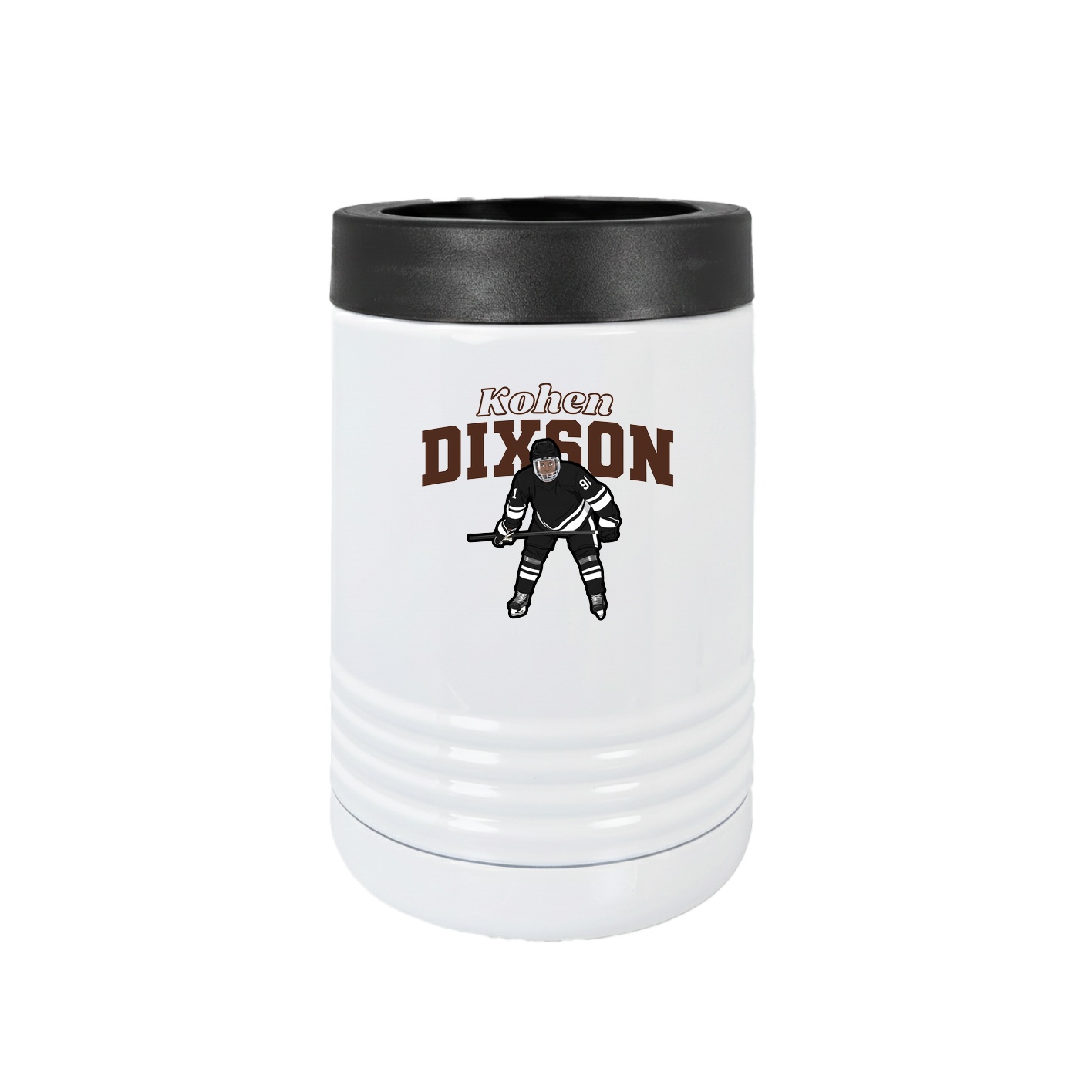 Beverage Holder — Name Arch in White