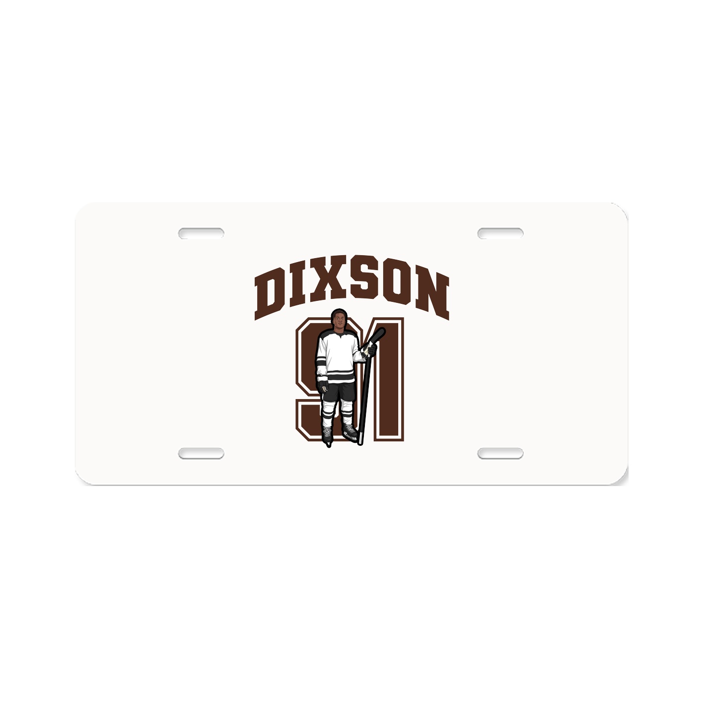 License Plate — Number in Classic