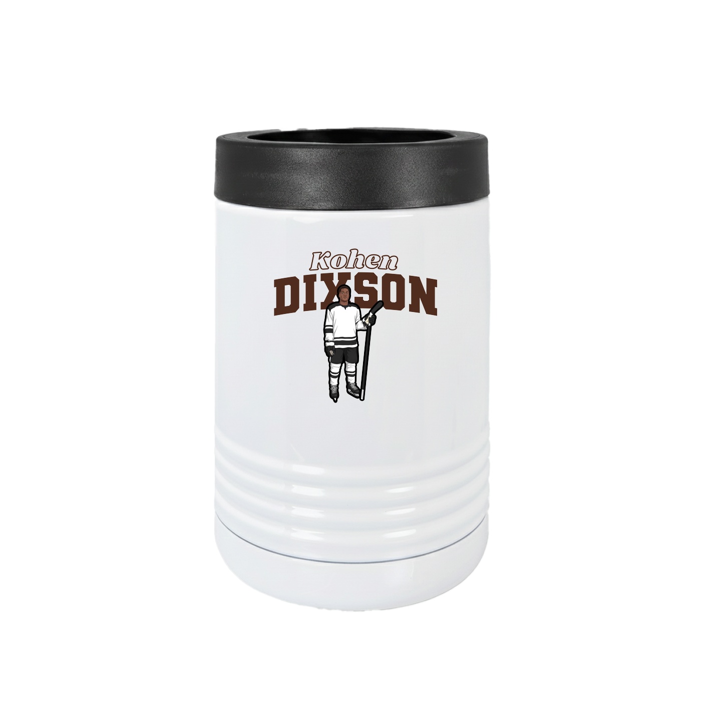 Beverage Holder — Name Arch in White