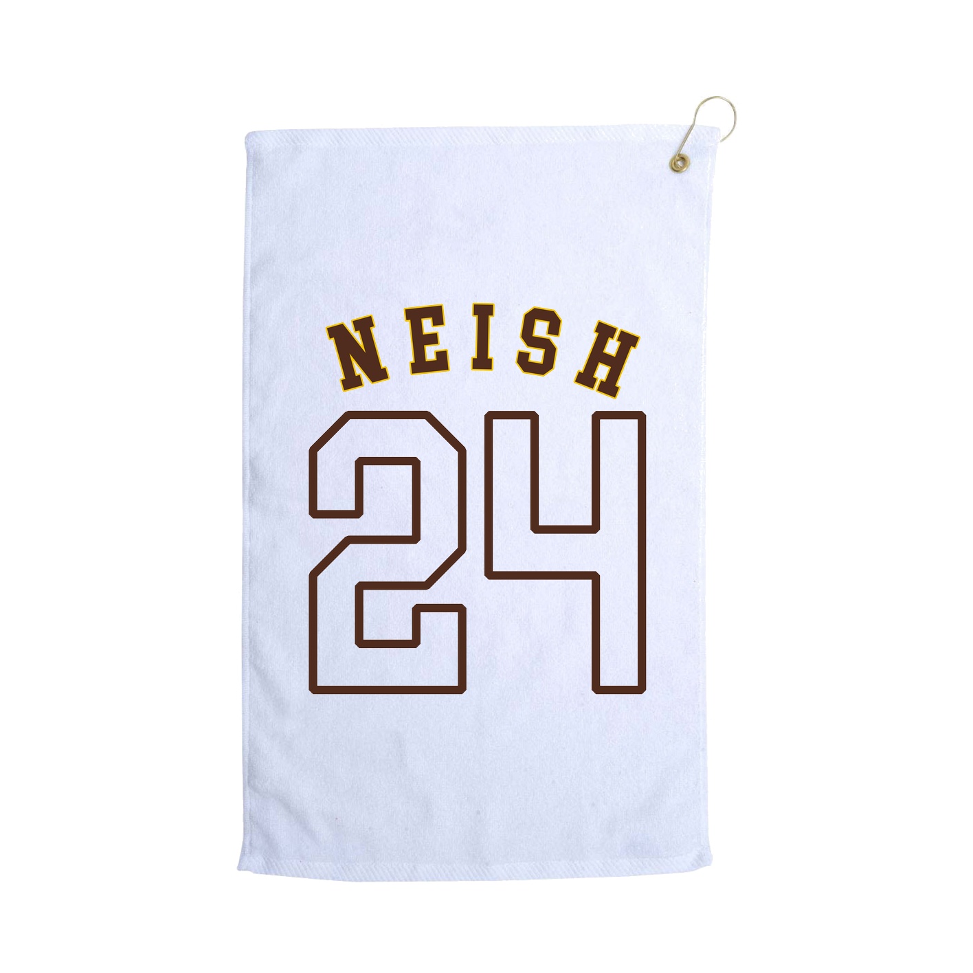 Golf Towel — Shirsey Arch in White