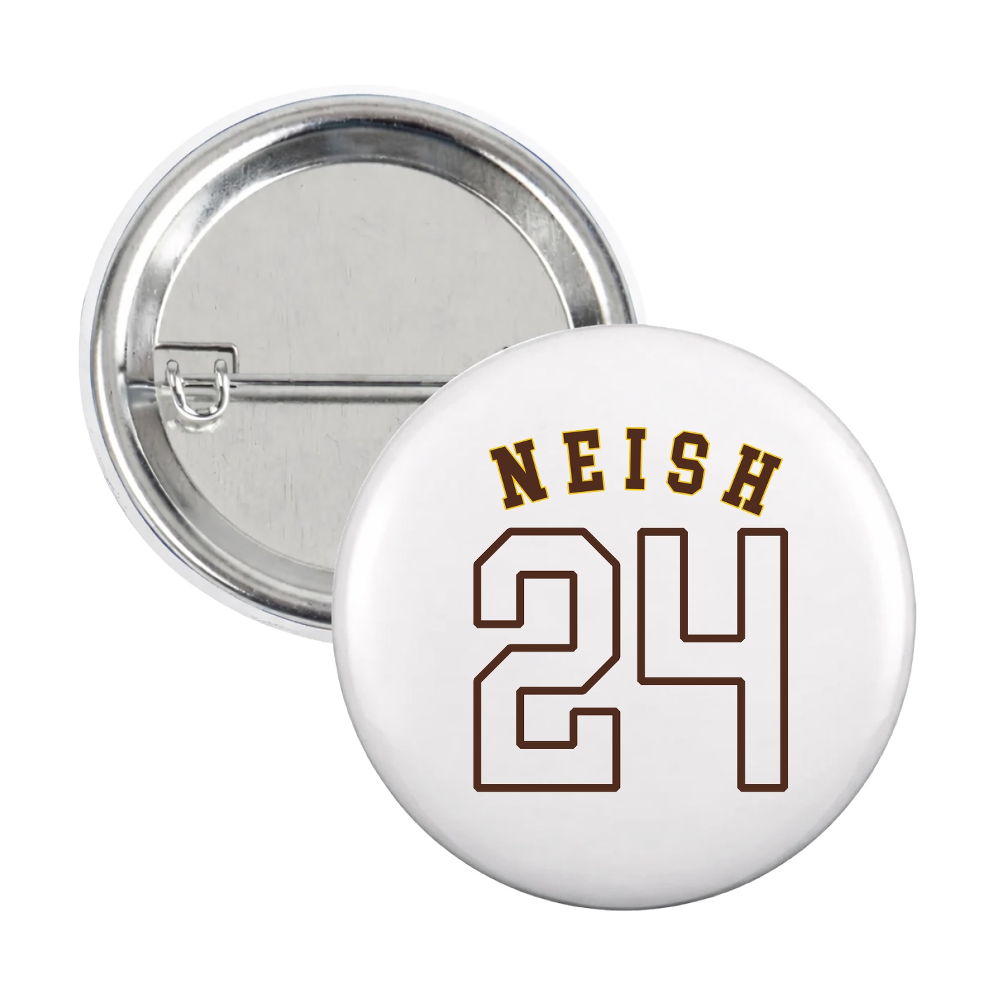 Game Day Button — Shirsey Arch in White