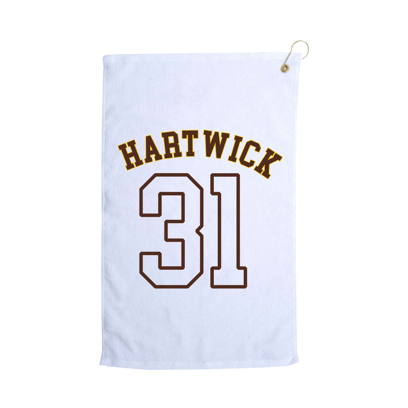 Golf Towel — Shirsey Arch in White