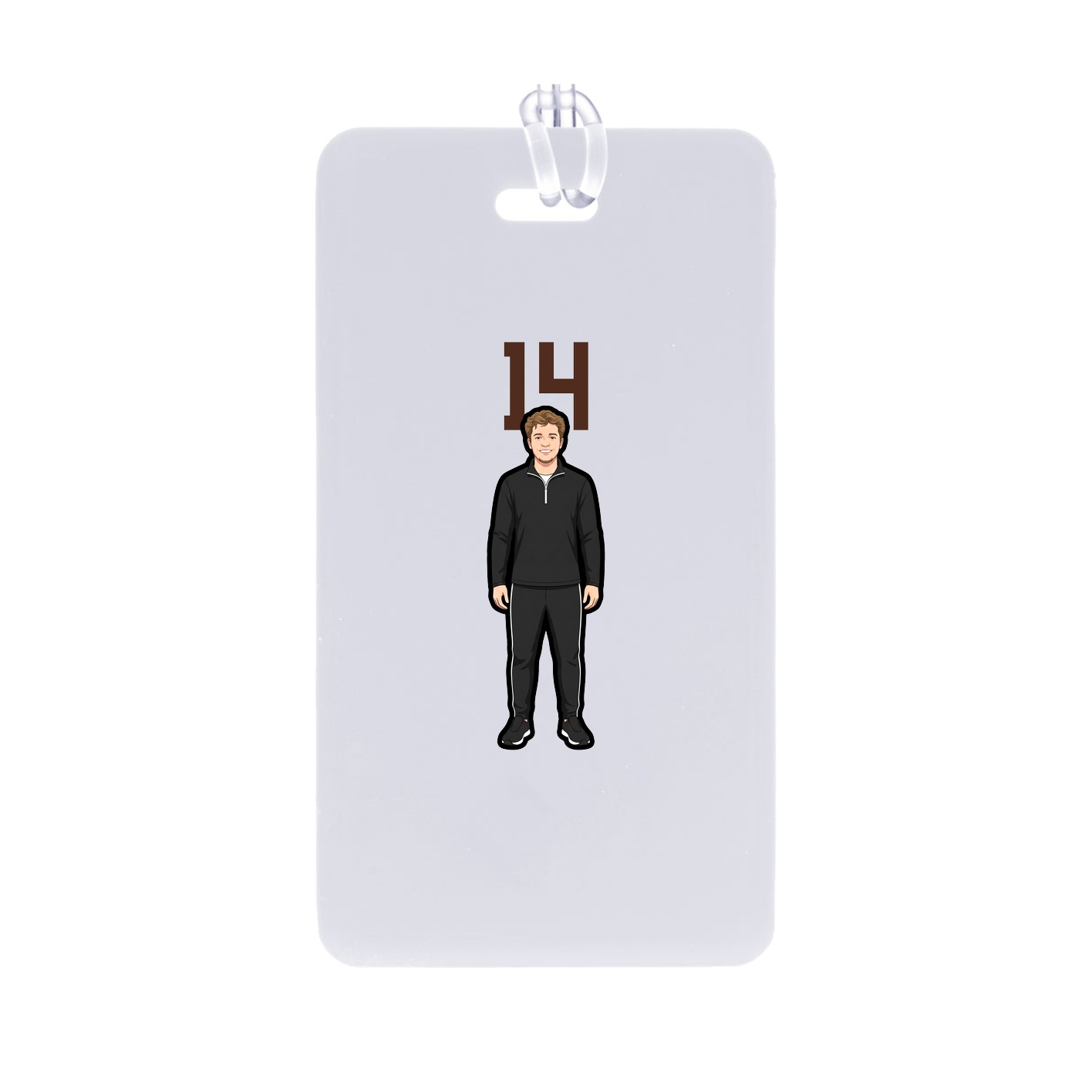 Bag Tag — Number Top in Classic