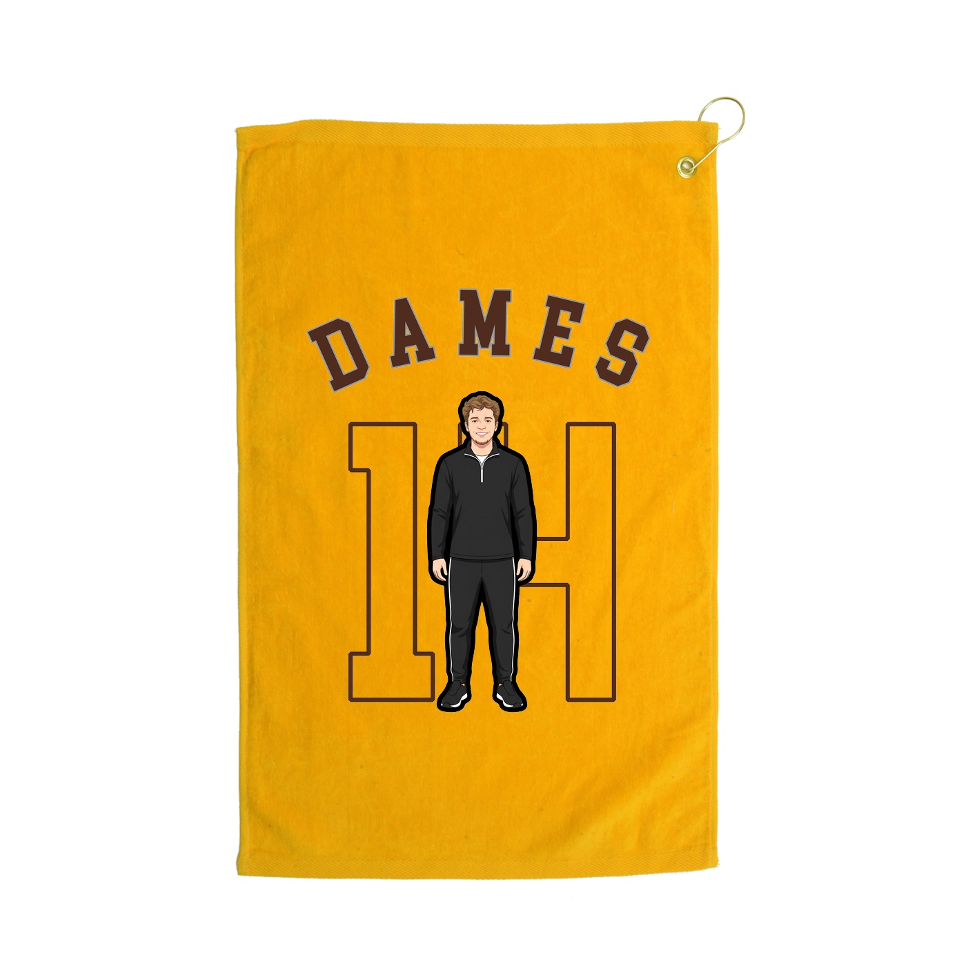 Golf Towel — Shirsey Arch in Gold