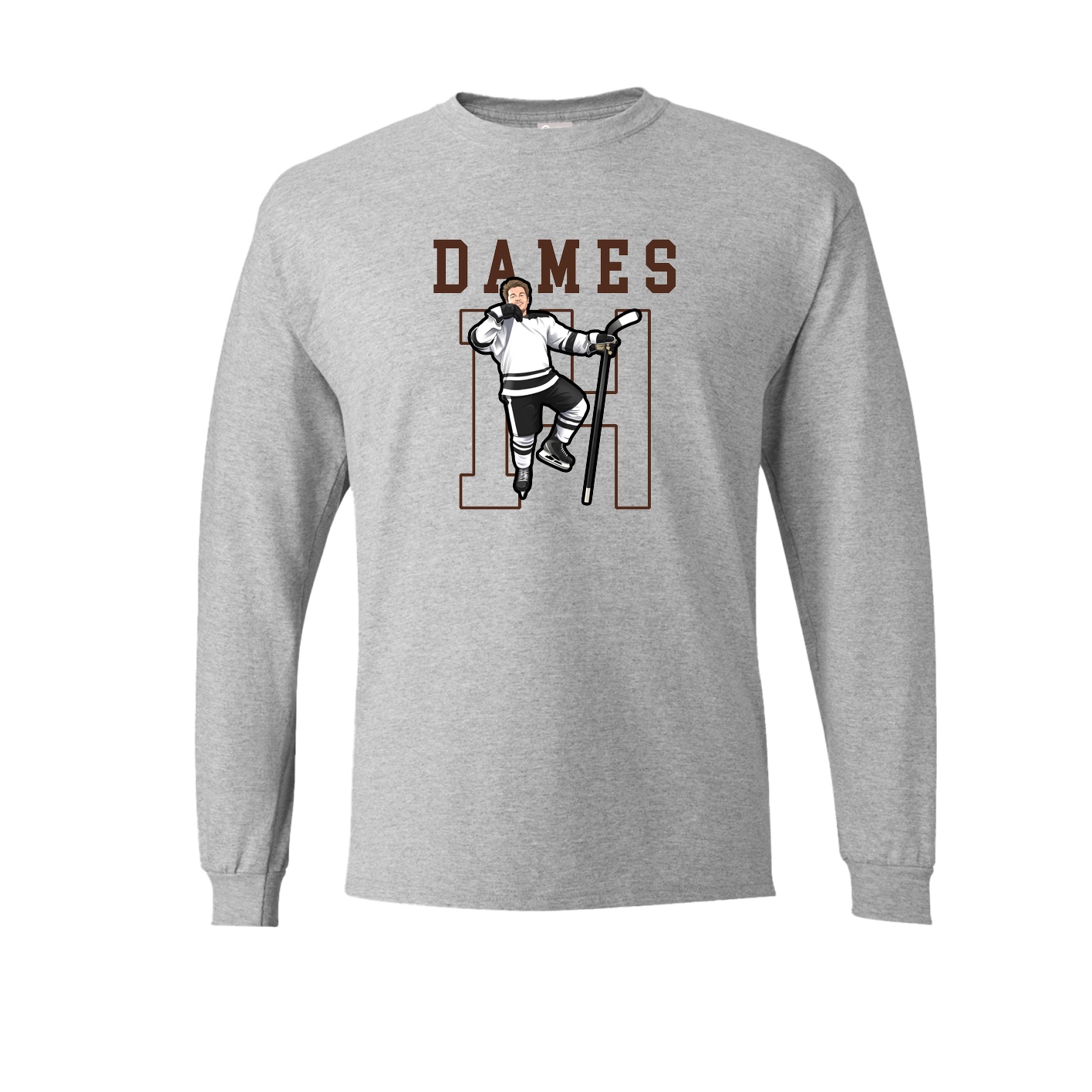 Long Sleeve Tee — Shirsey in Grey