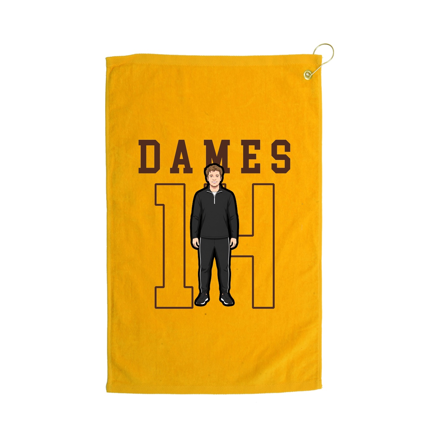 Golf Towel — Shirsey in Gold