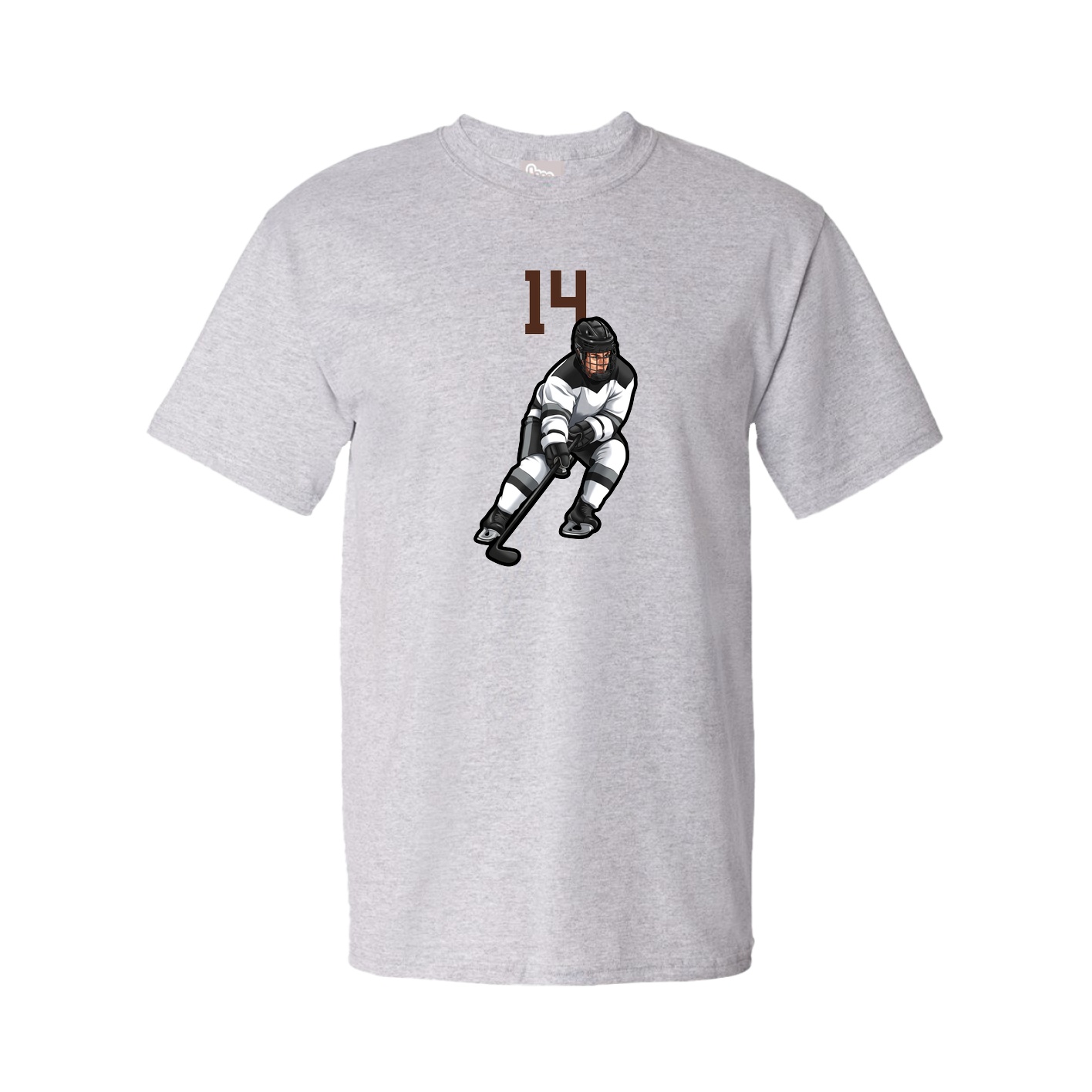 Tee — Number Top in Grey
