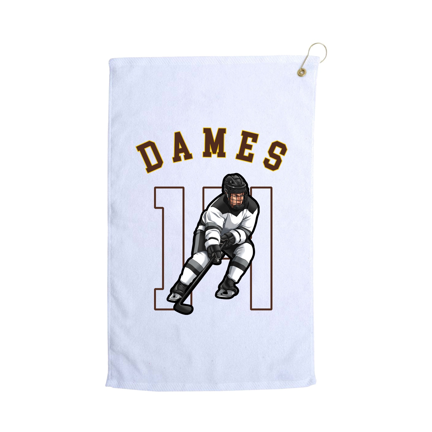 Golf Towel — Shirsey Arch in White