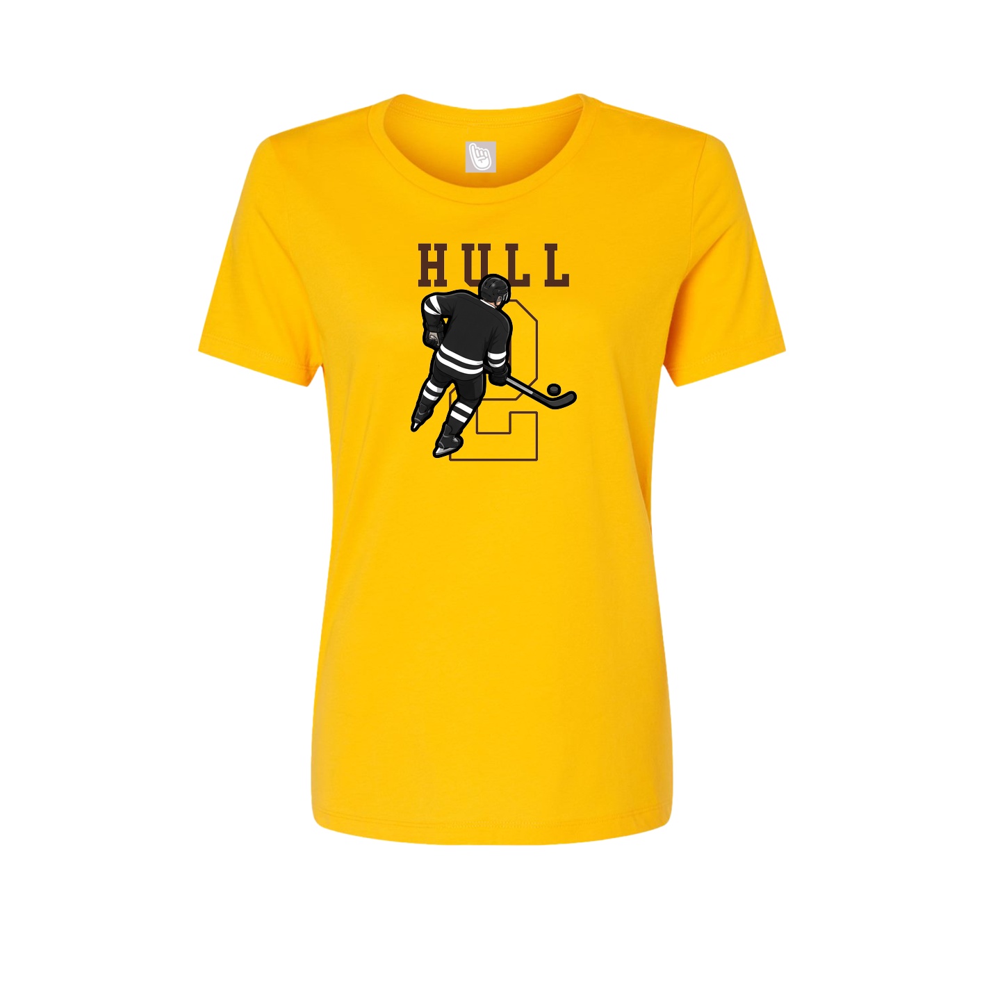 Fitted Women's Tee — Shirsey in Gold