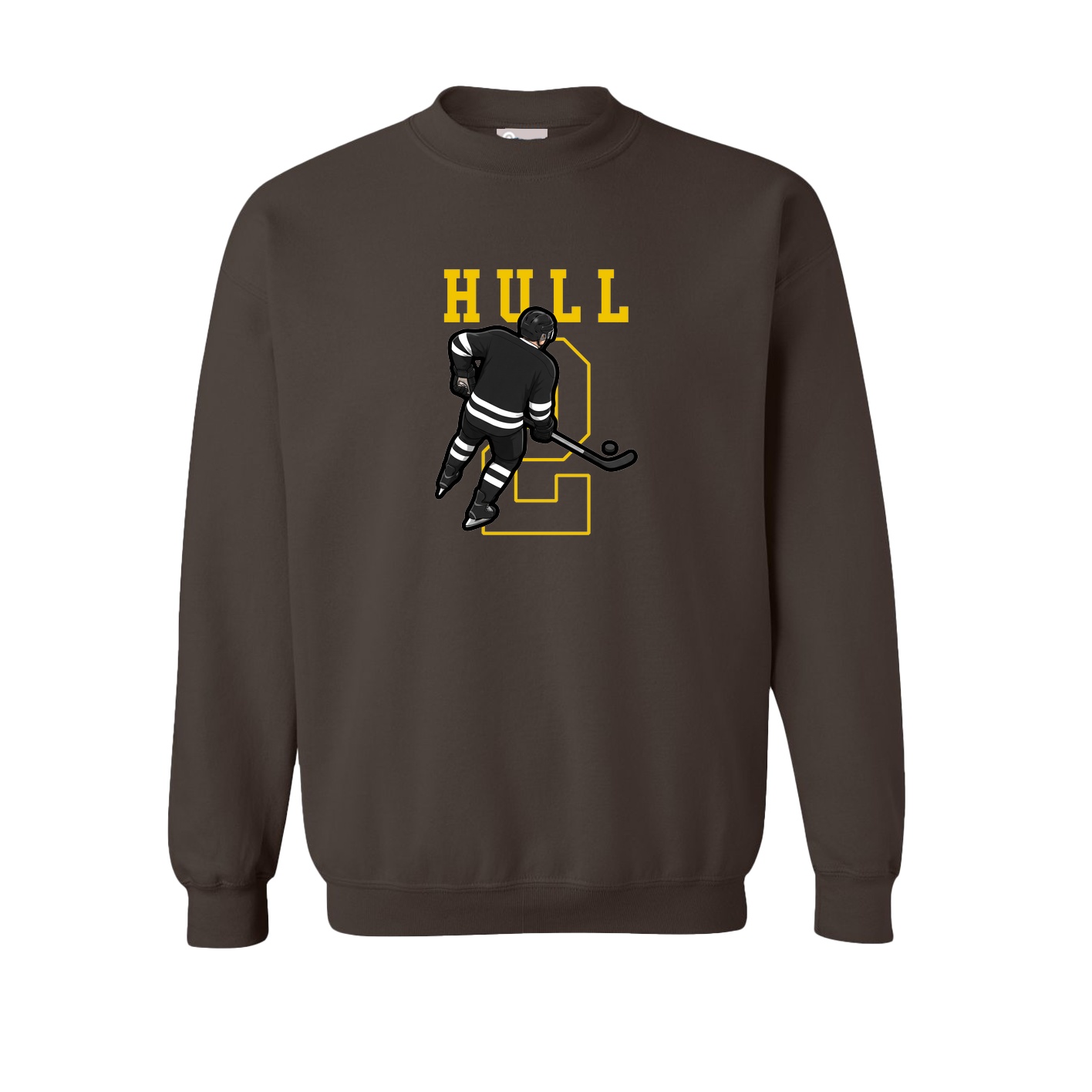 Fleece Crew — Shirsey in Brown