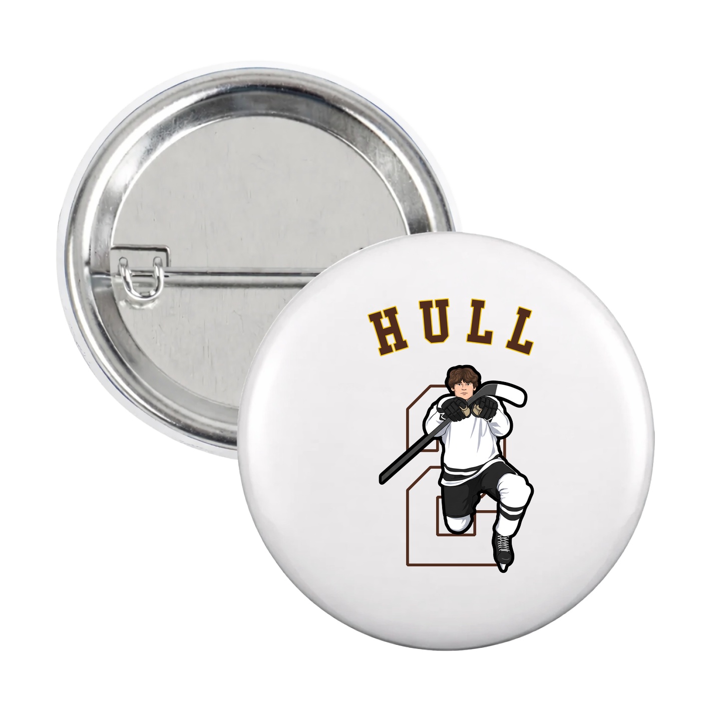 Game Day Button — Shirsey Arch in White