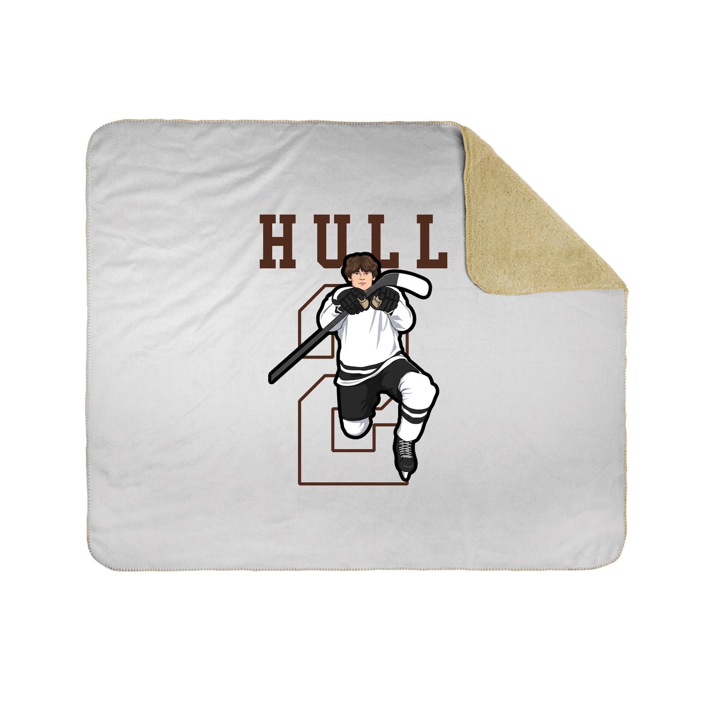 50x60 Sherpa Lined Throw Blanket