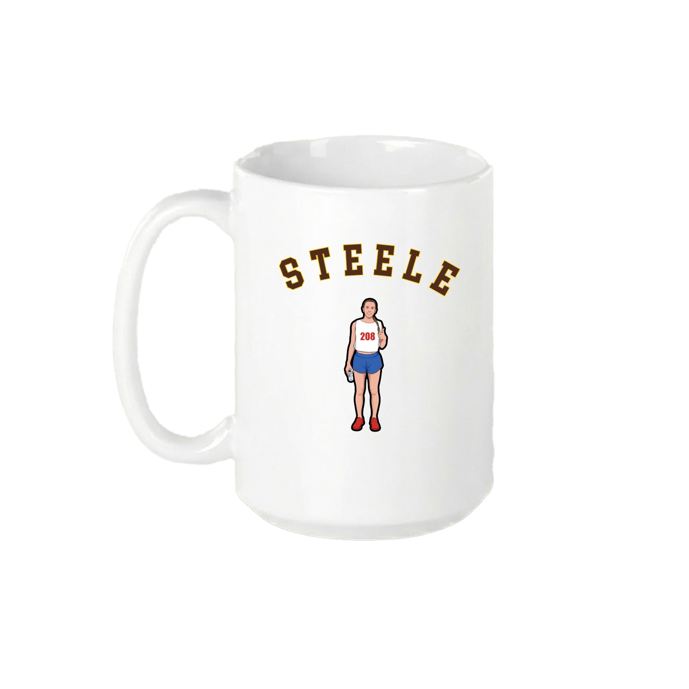 15oz Coffee Mug — Shirsey Arch in White