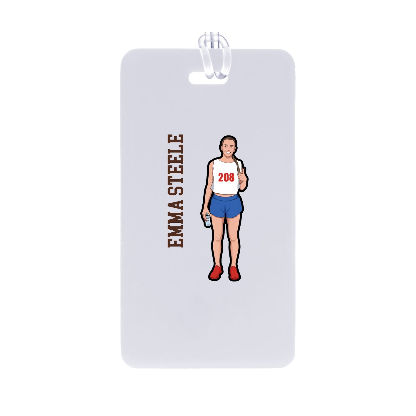 Bag Tag — Name Vertical in Classic
