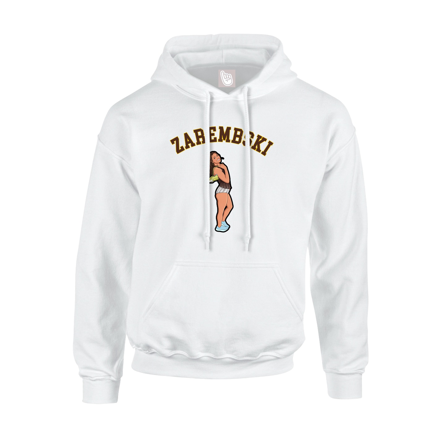 Youth Hoodie — Shirsey Arch in White