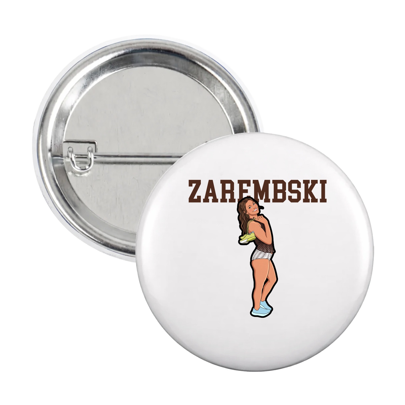 Game Day Button — Shirsey in White