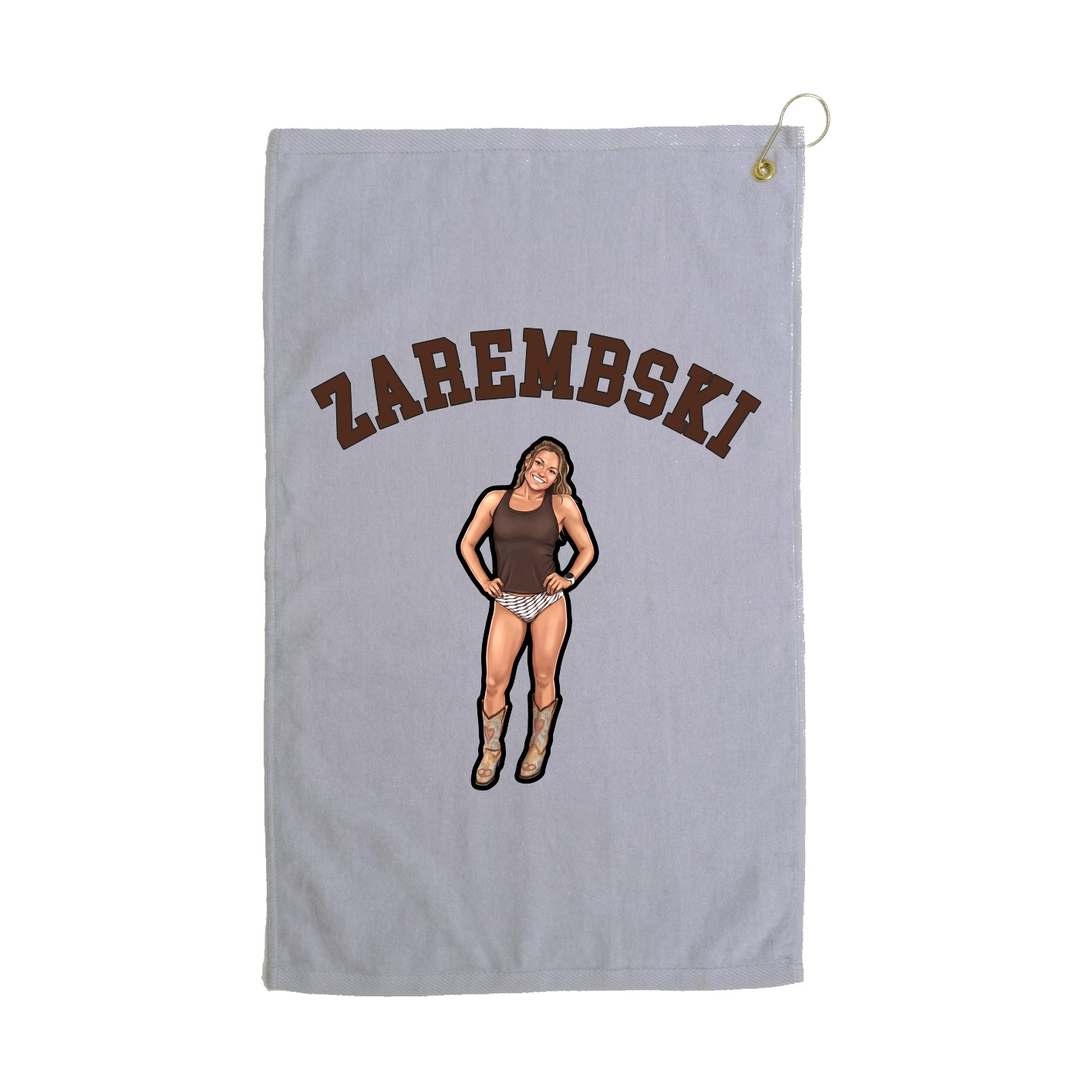 Golf Towel — Shirsey Arch in Grey
