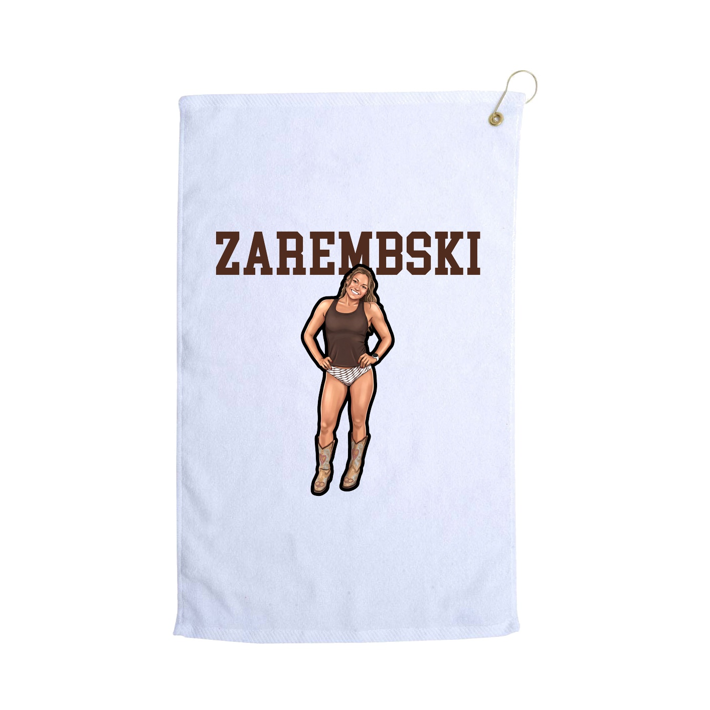 Golf Towel — Shirsey in White