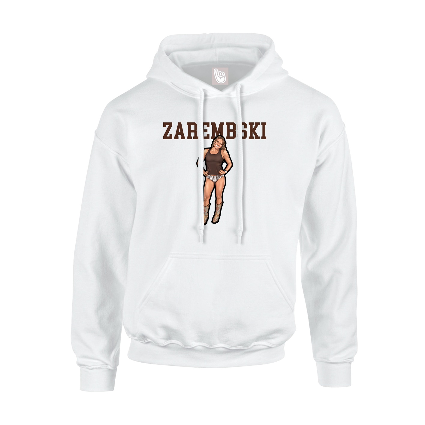 Hoodie — Shirsey in White
