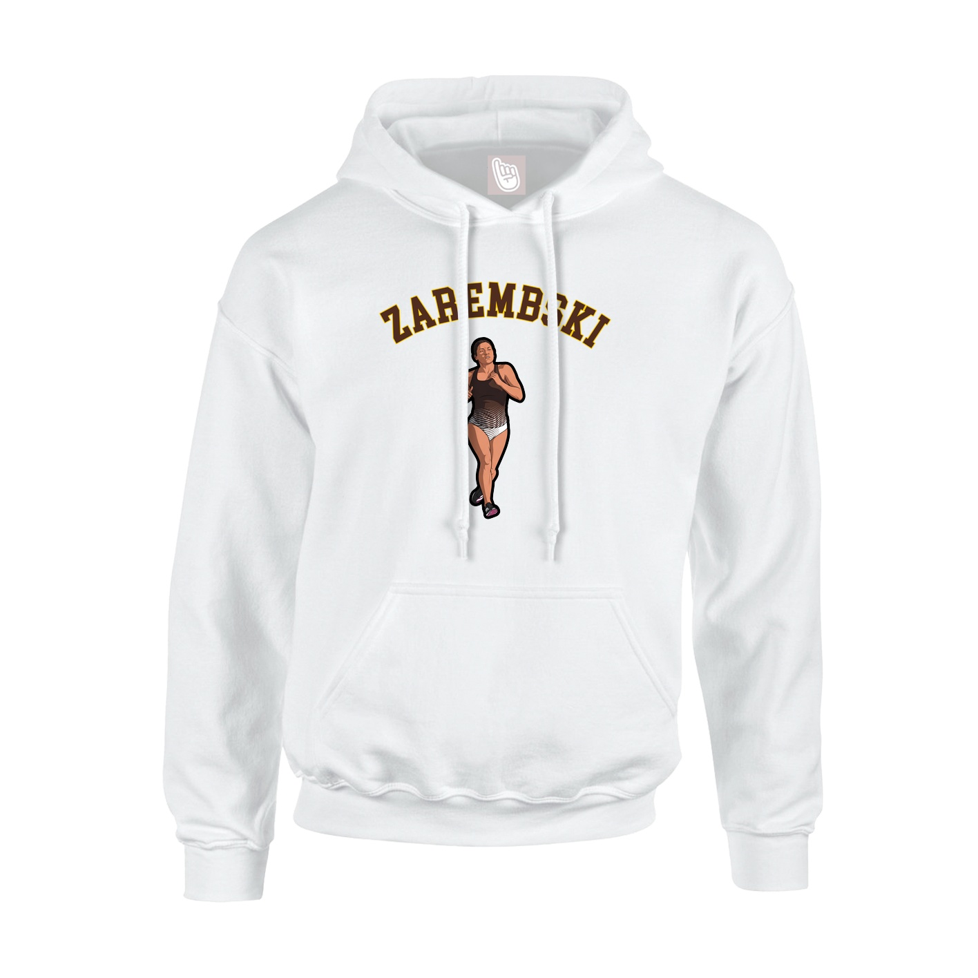Youth Hoodie — Shirsey Arch in White