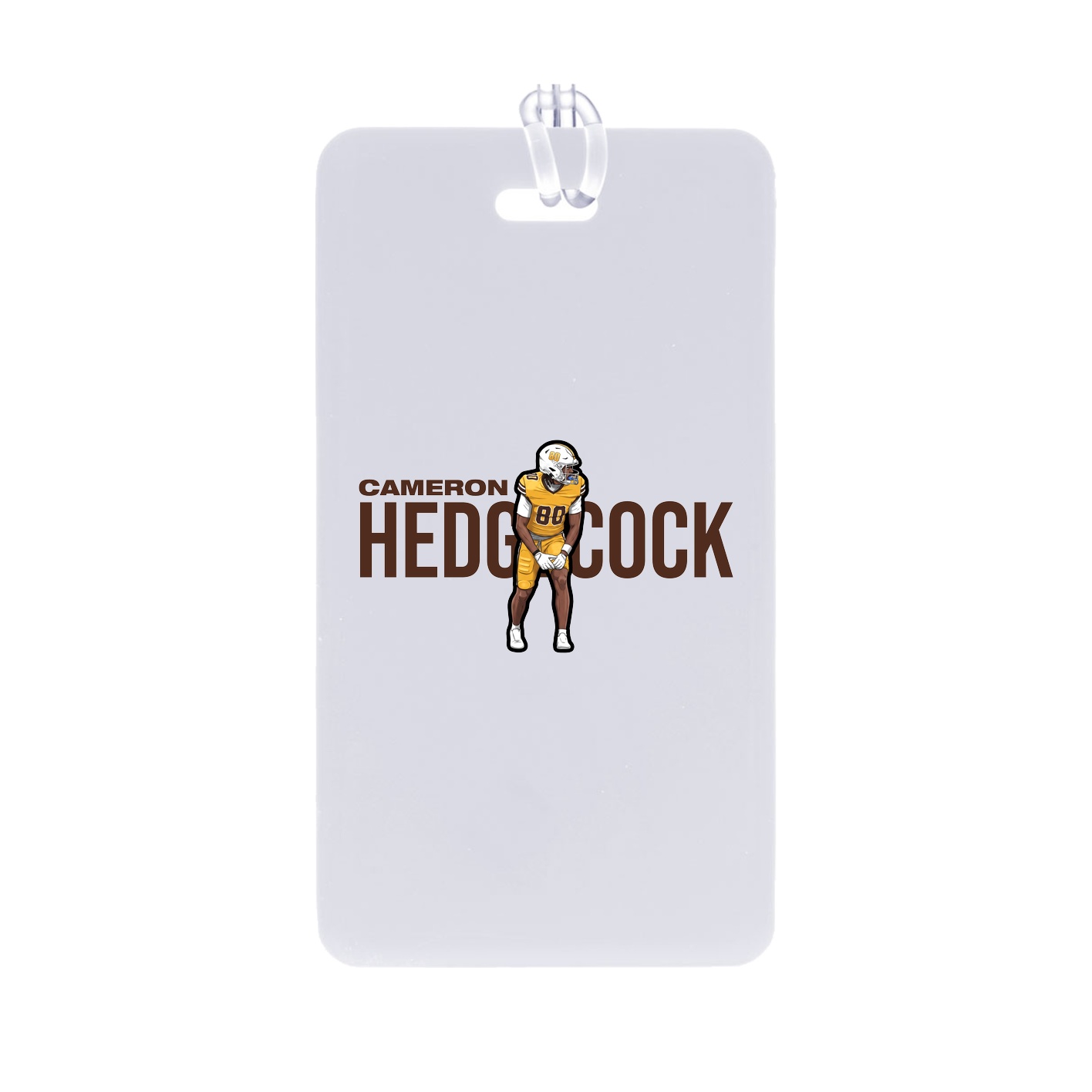 Bag Tag — Player Name in Classic