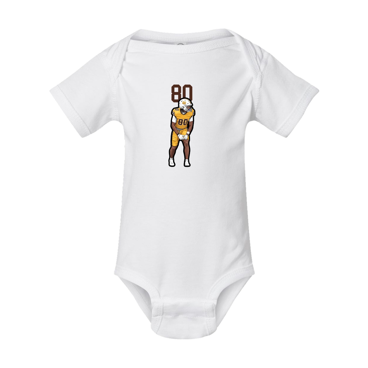 Baby Onesie — Number Top in White