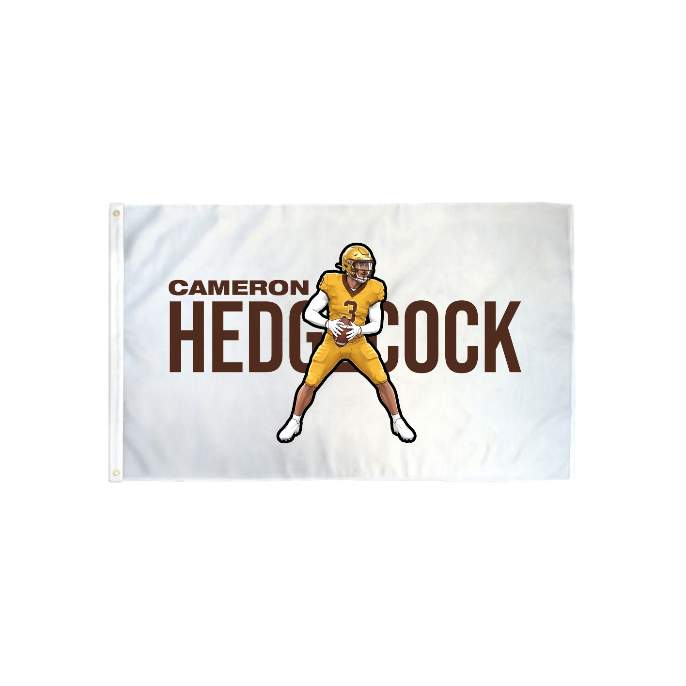 3x5 Flag — Player Name in Classic