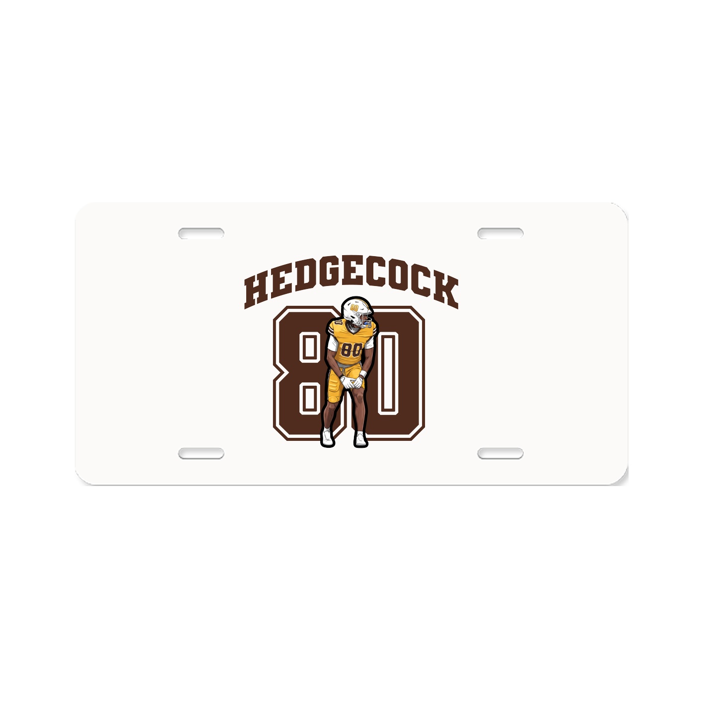 License Plate — Number in Classic