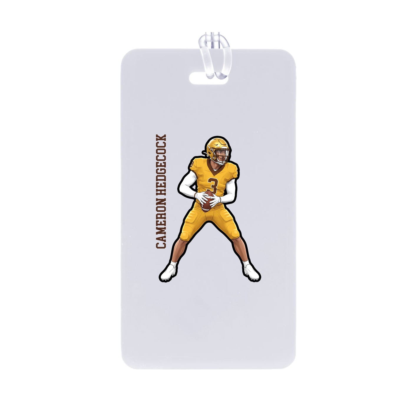 Bag Tag — Name Vertical in Classic