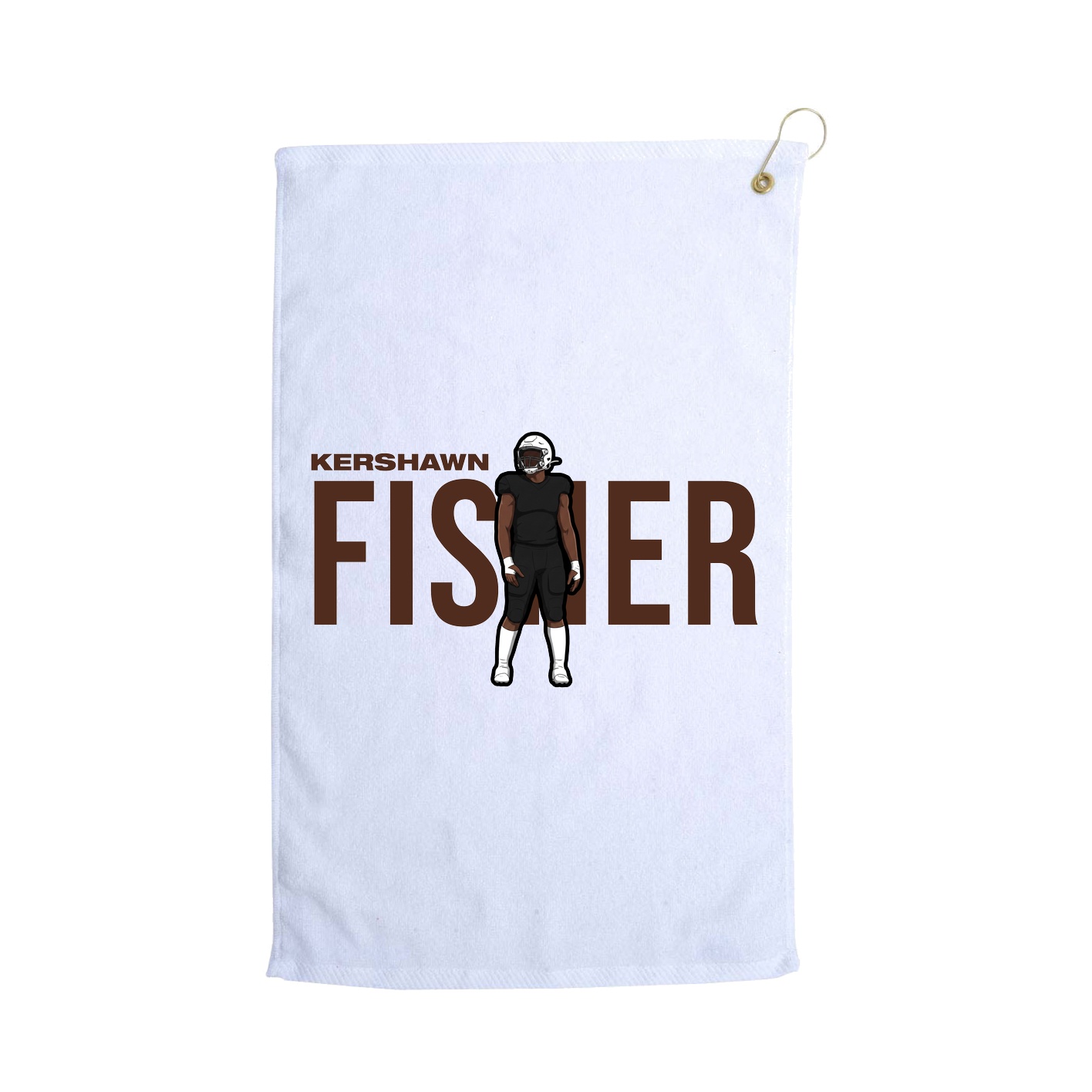 Golf Towel — Player Name in White
