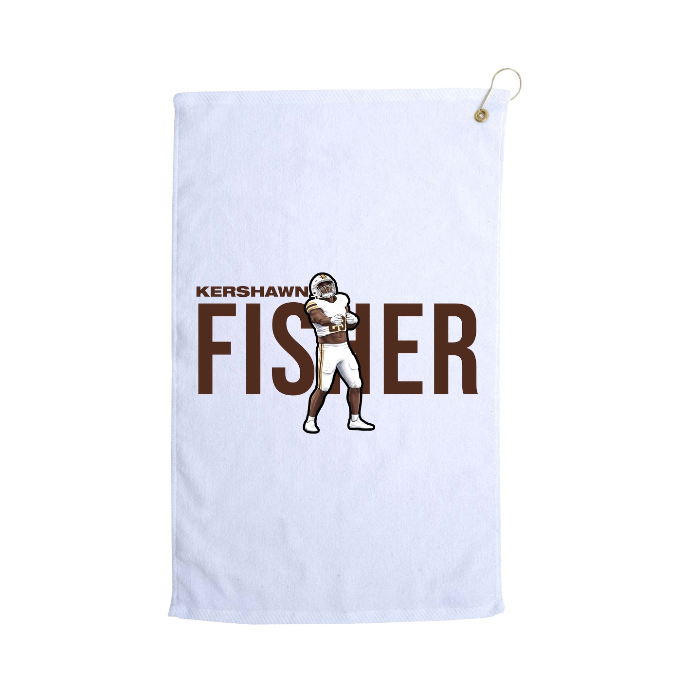 Golf Towel — Player Name in White