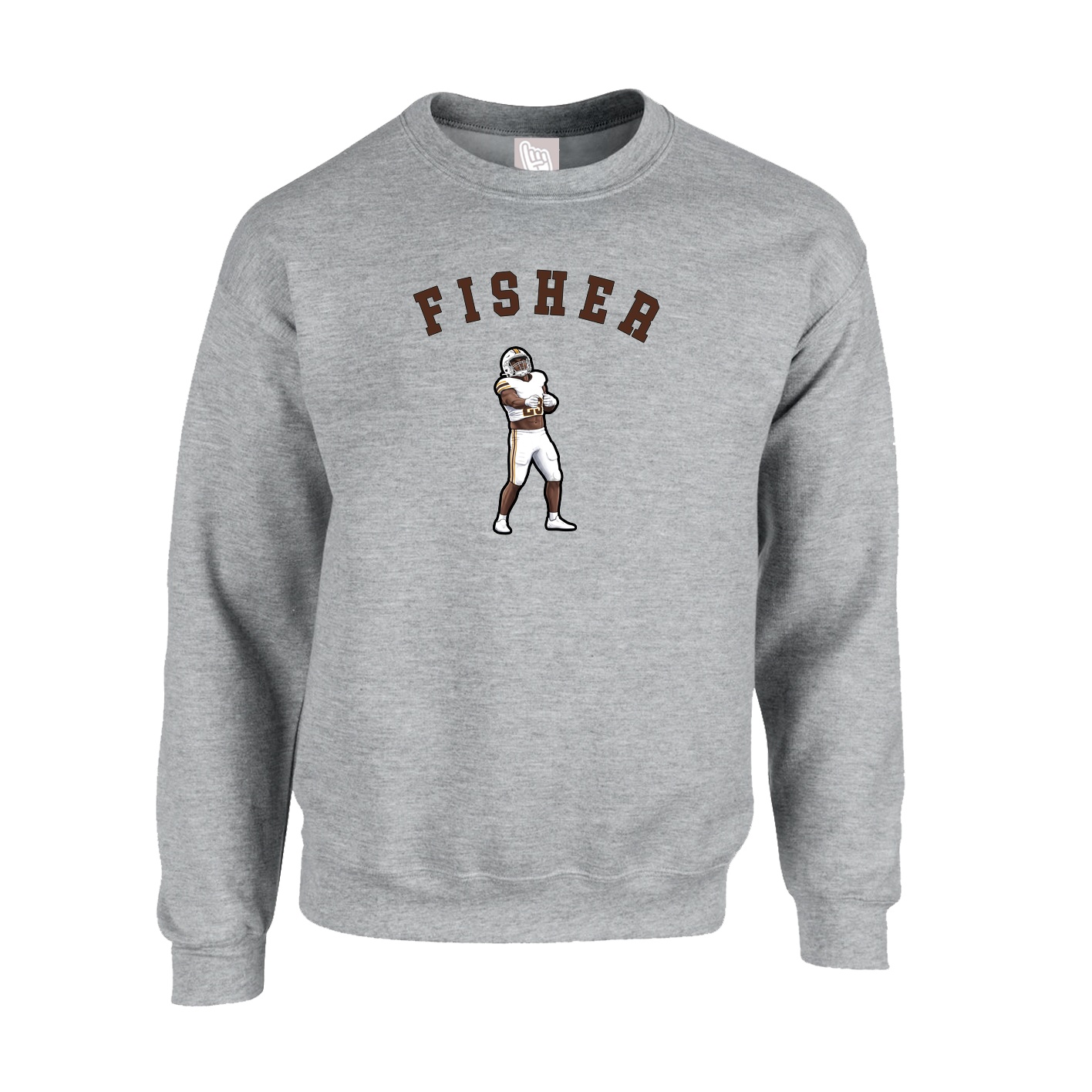 Fleece Crew — Shirsey Arch in Grey
