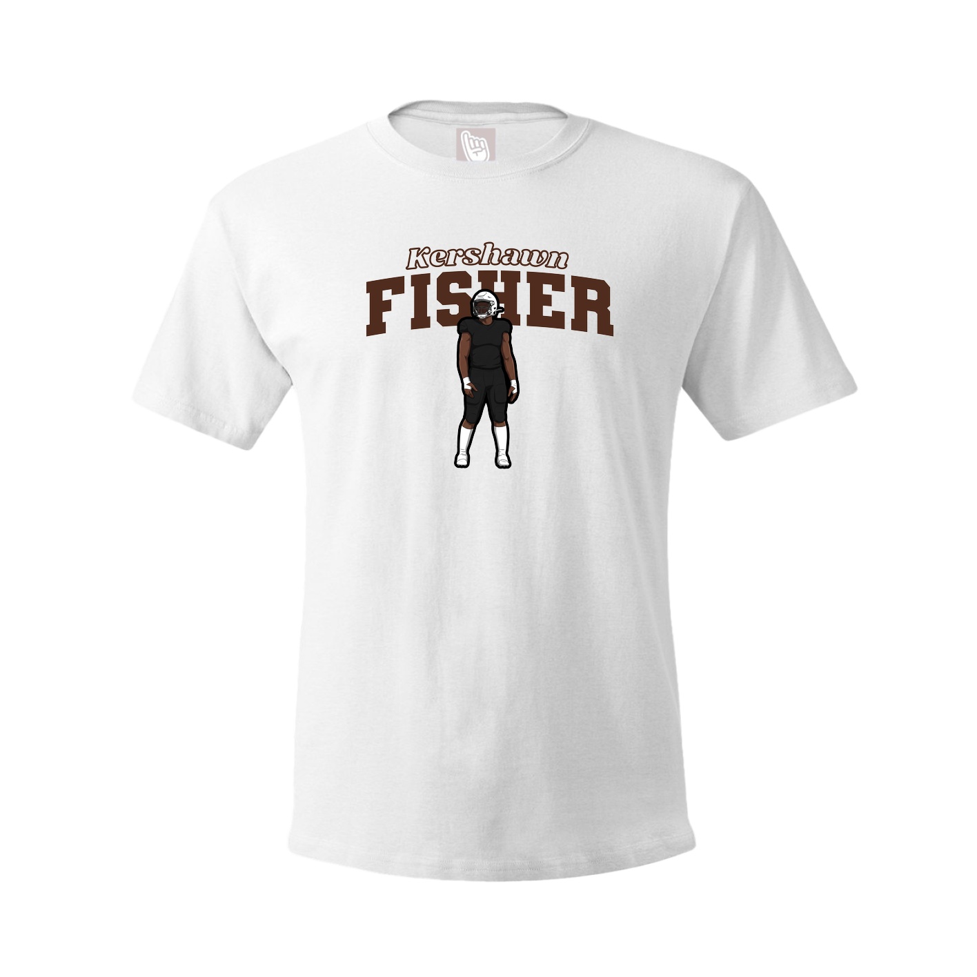 Tee — Name Arch in White