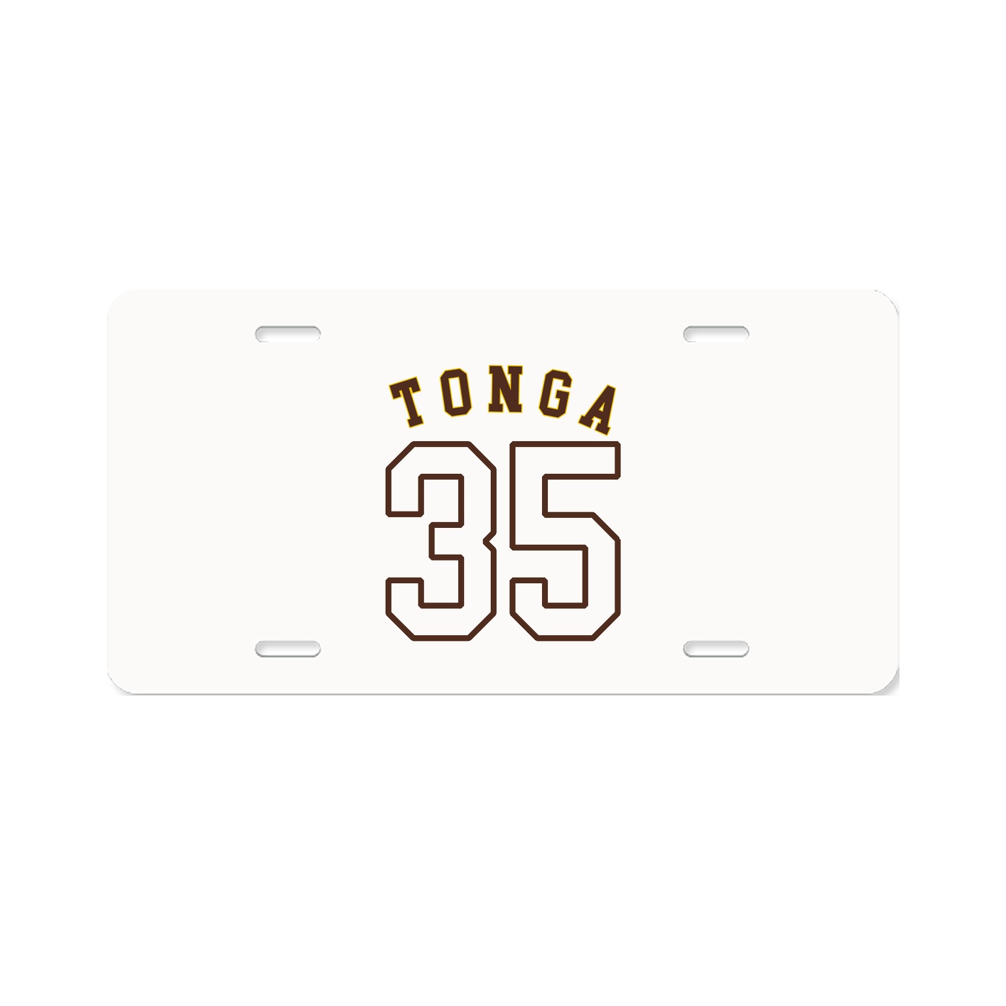 License Plate — Shirsey Arch in Classic