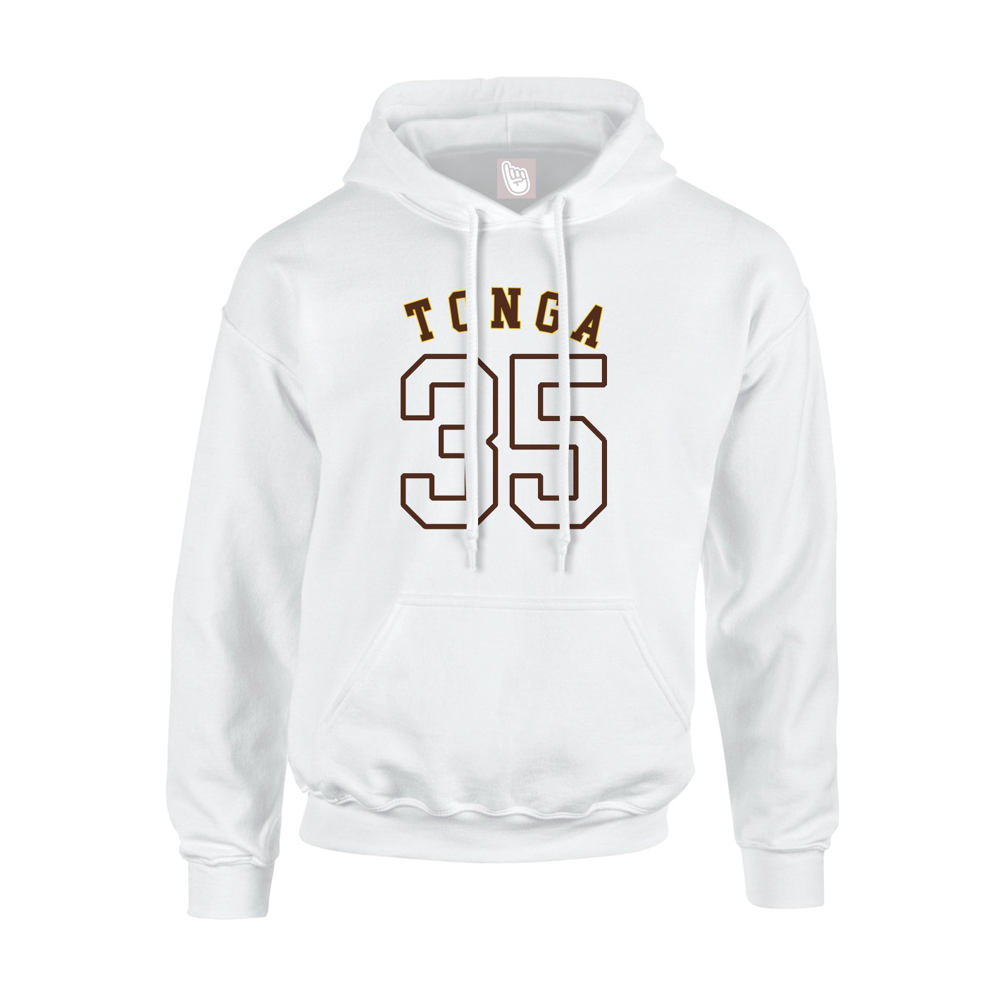 Hoodie — Shirsey Arch in White