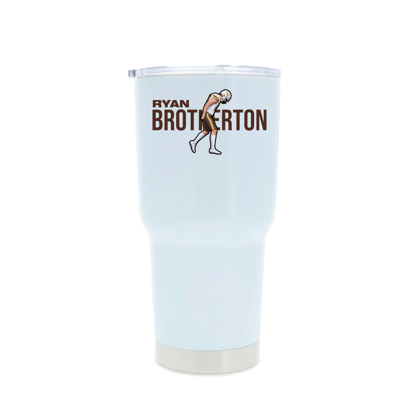30oz Stainless Steel Tumbler — Player Name in White