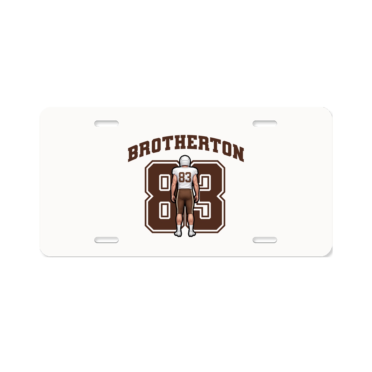 License Plate — Number in Classic