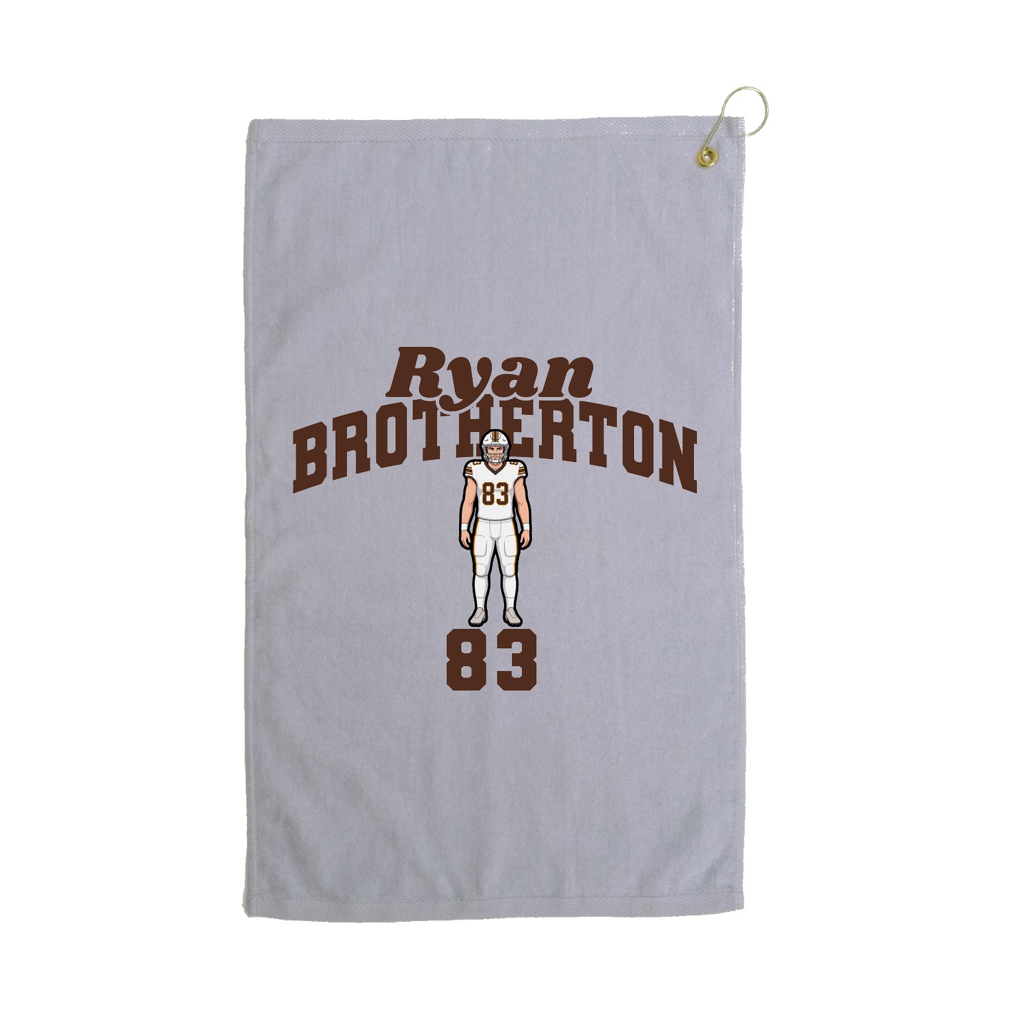 Golf Towel — Signature Arch in Grey