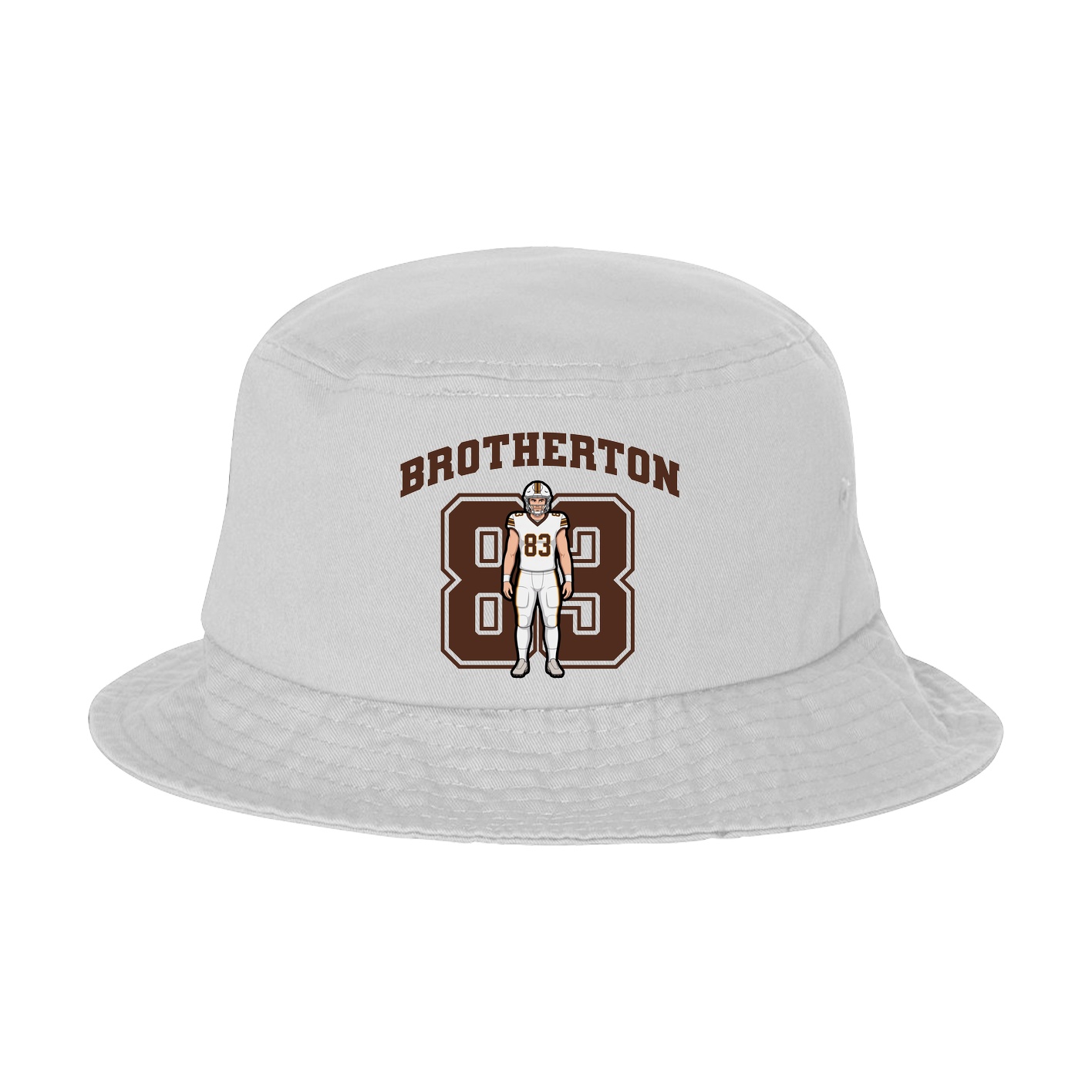 Bucket Cap — Number in White