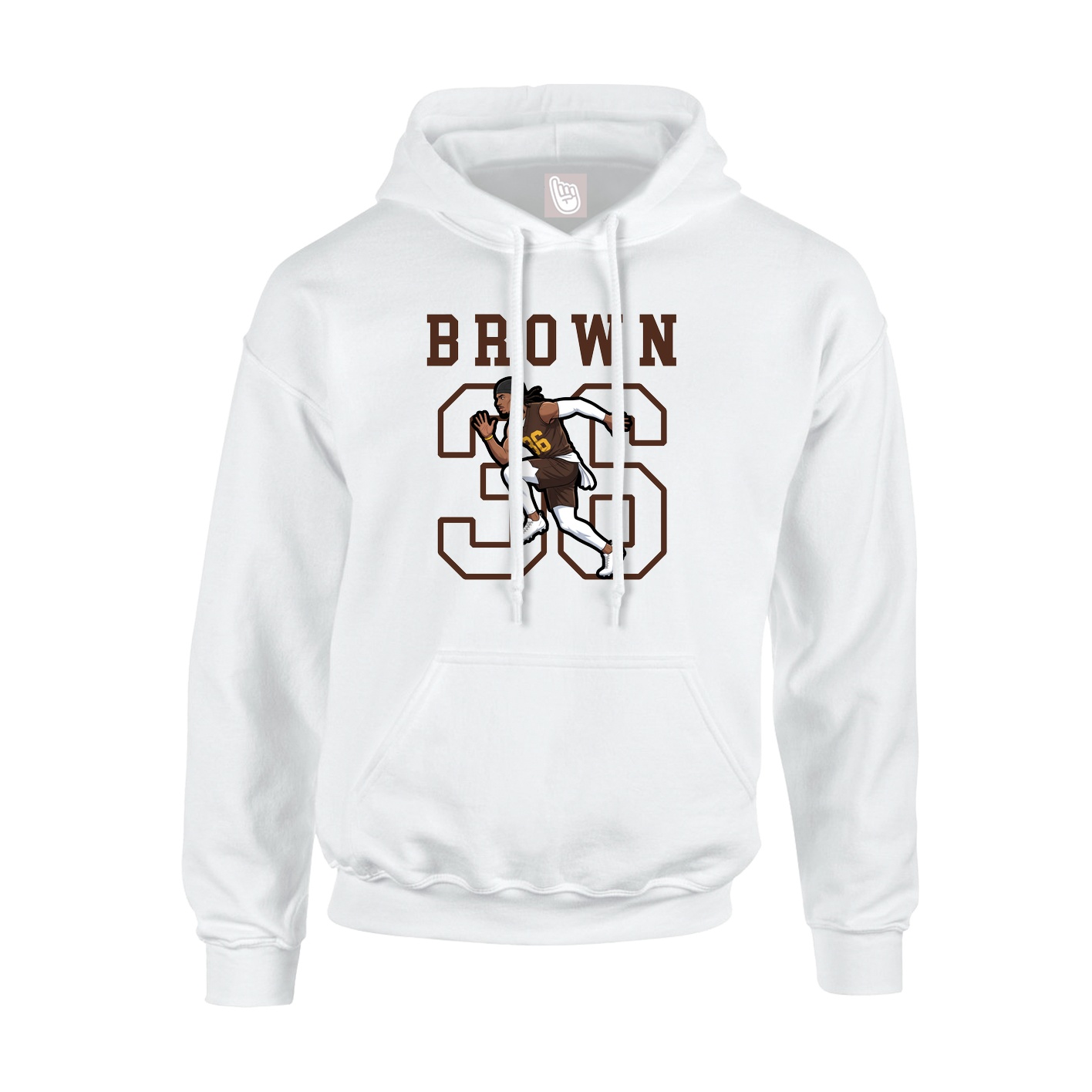 Hoodie — Shirsey in White