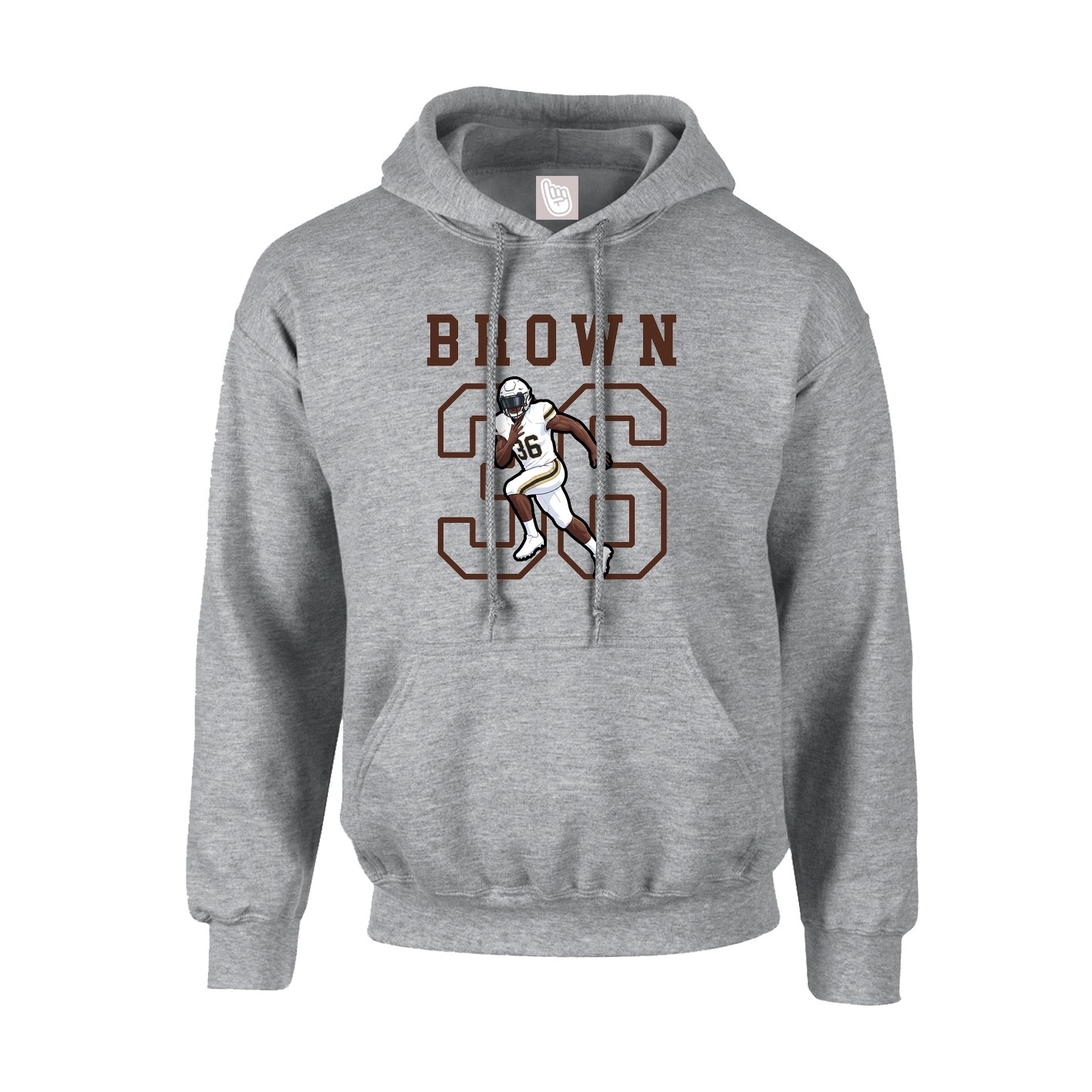 Hoodie — Shirsey in Grey