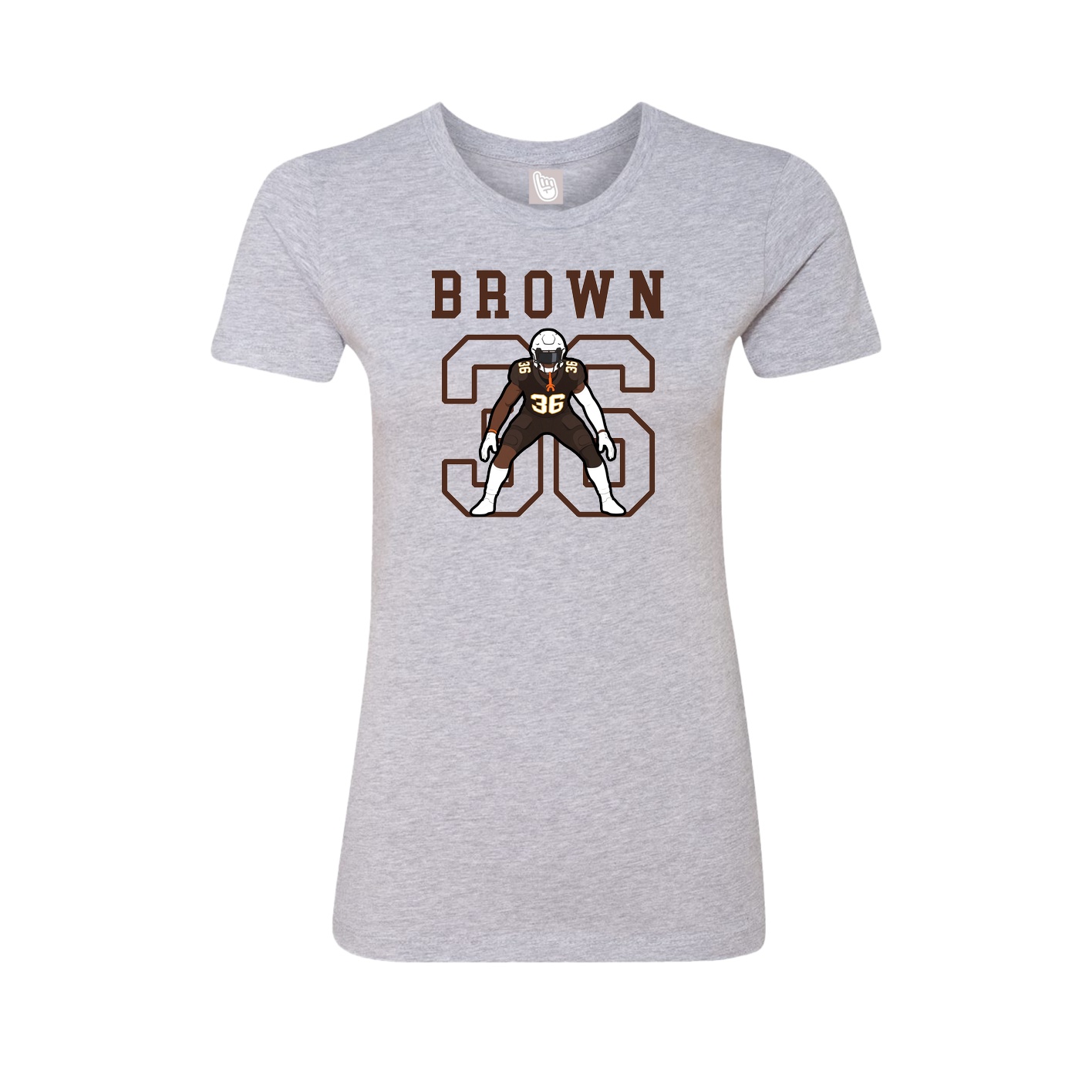 Fitted Women's Tee — Shirsey in Grey