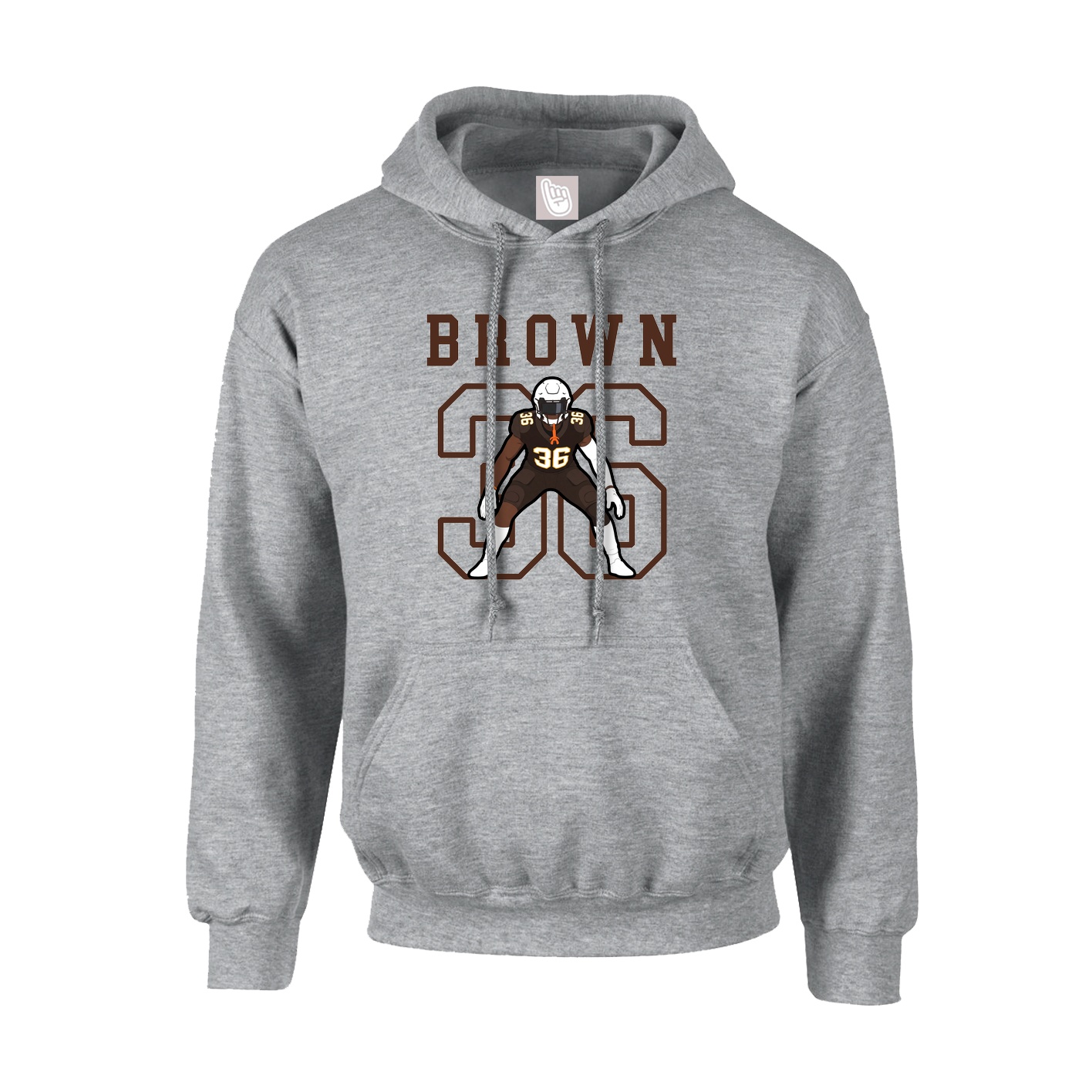 Hoodie — Shirsey in Grey