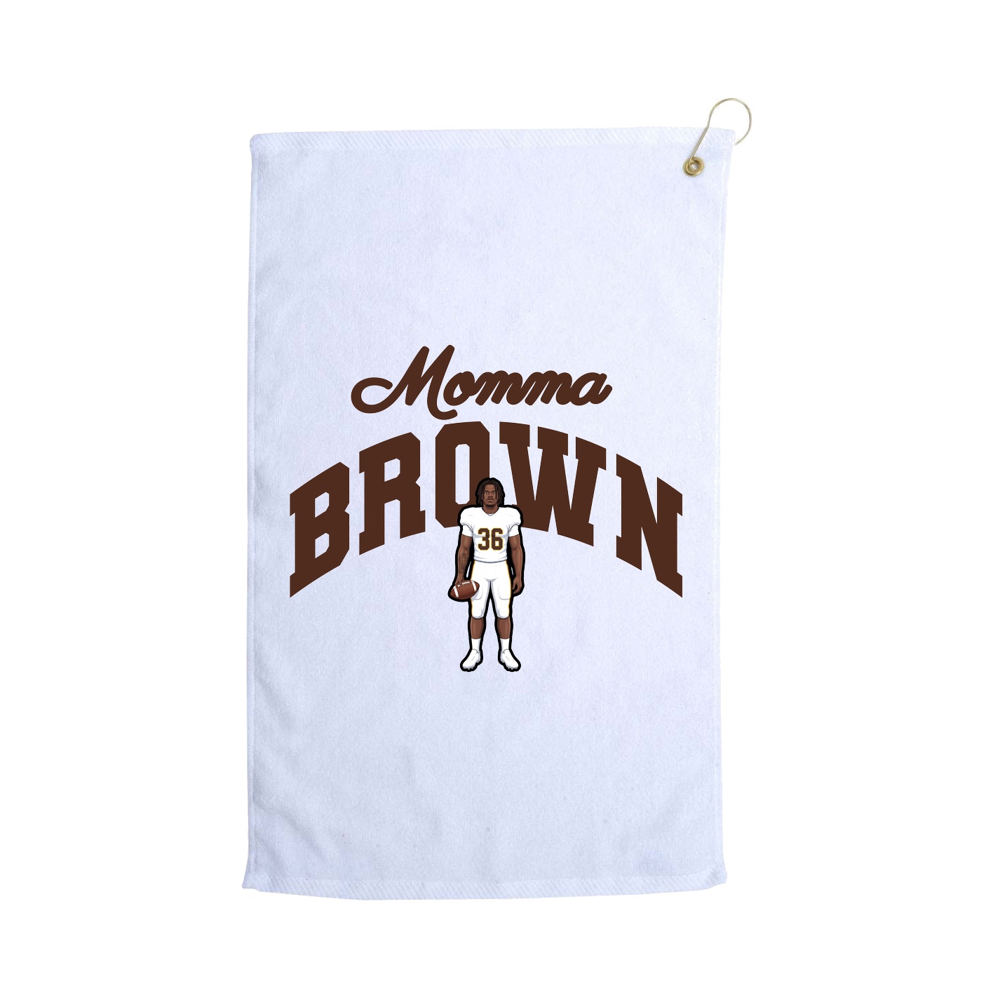 Golf Towel — Mothers Day Arch in White