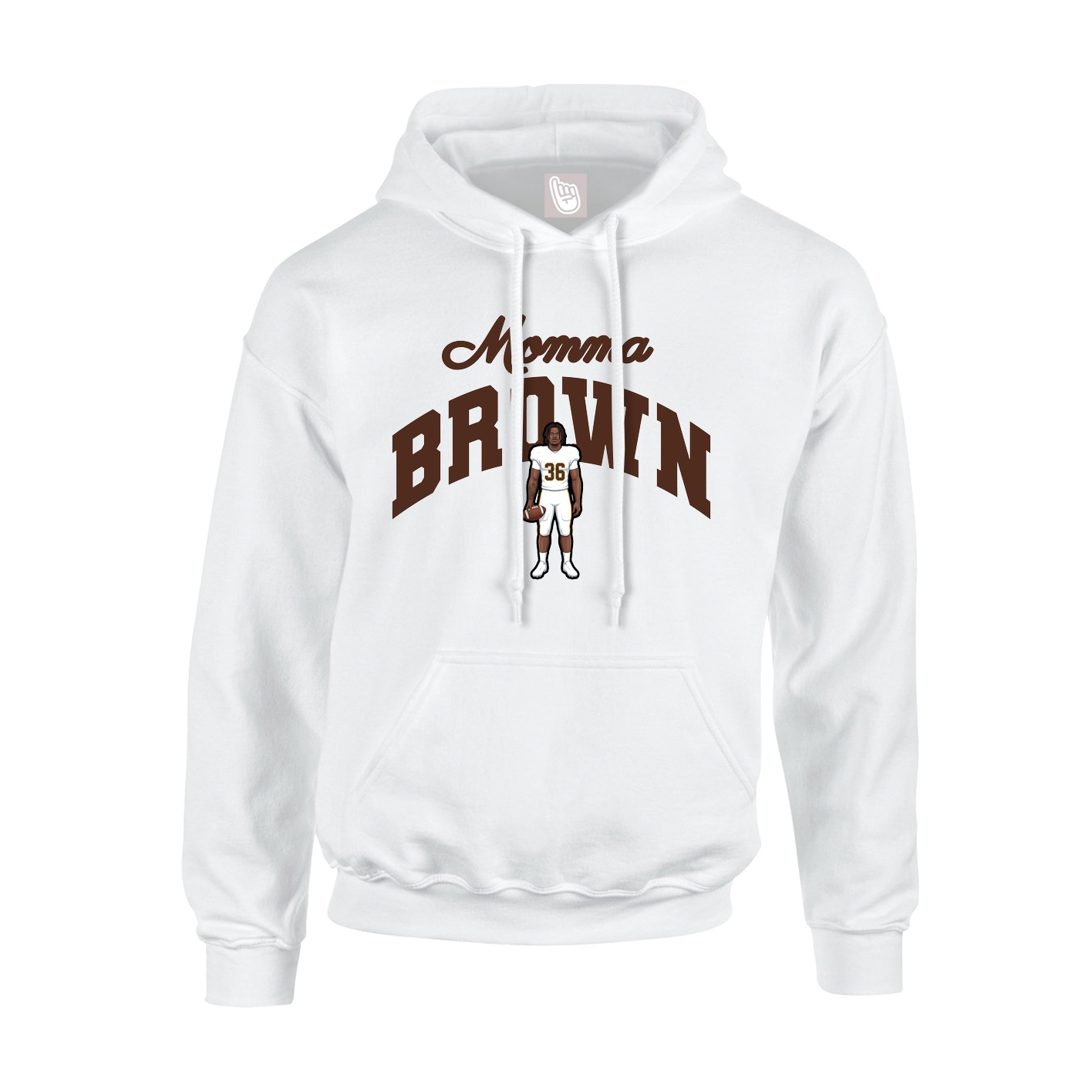 Youth Hoodie — Mothers Day Arch in White