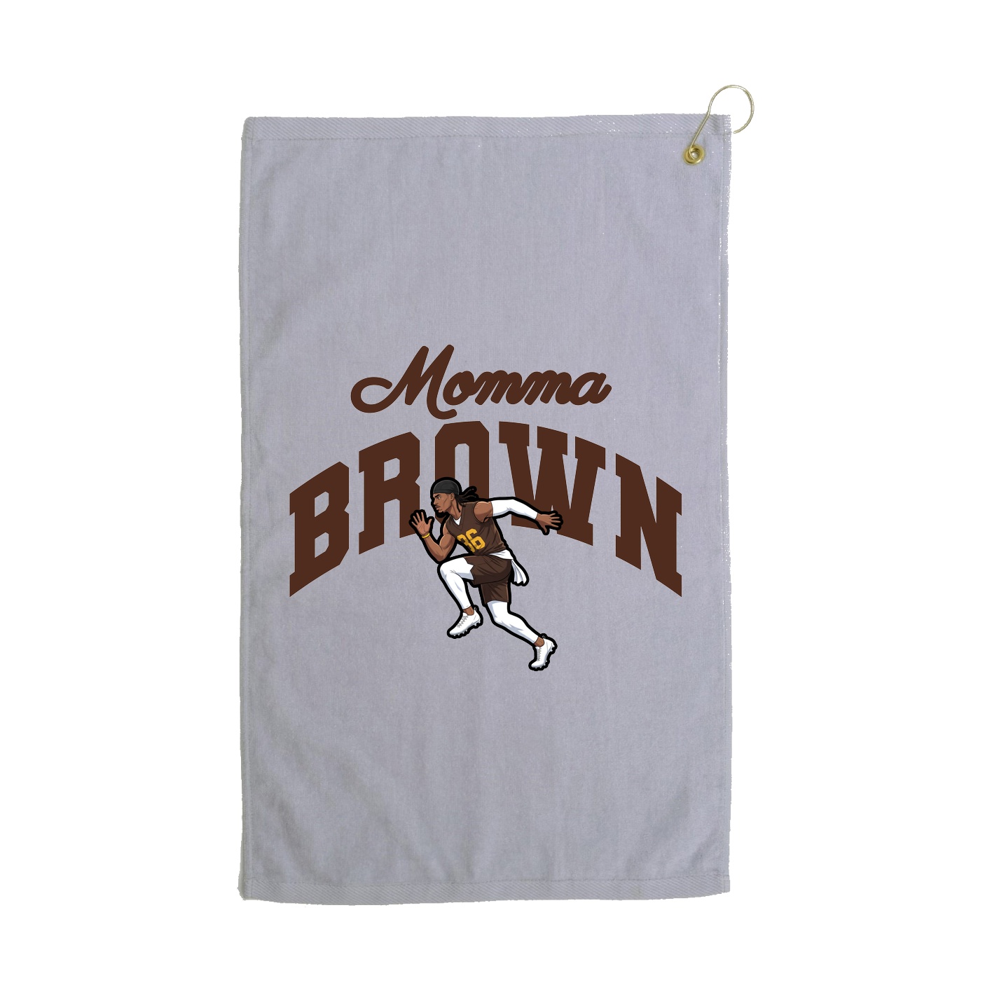Golf Towel — Mothers Day Arch in Grey