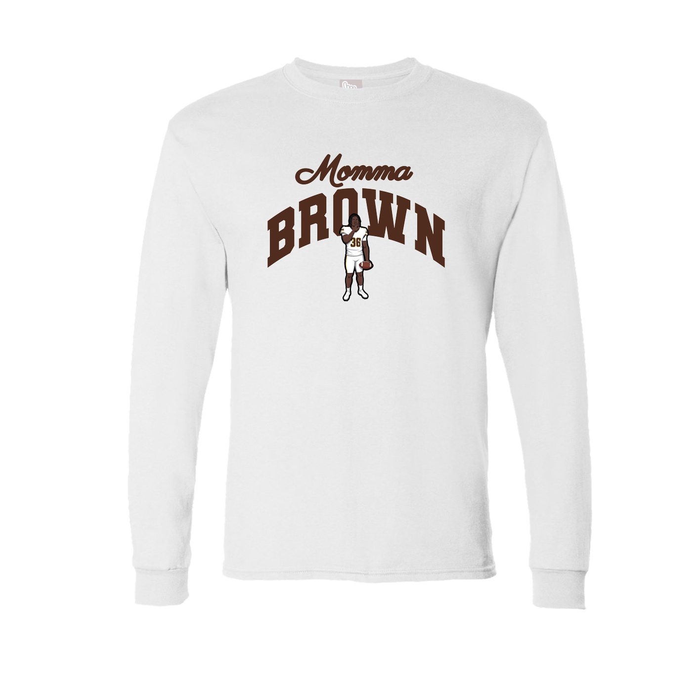 Long Sleeve Tee — Mothers Day Arch in White