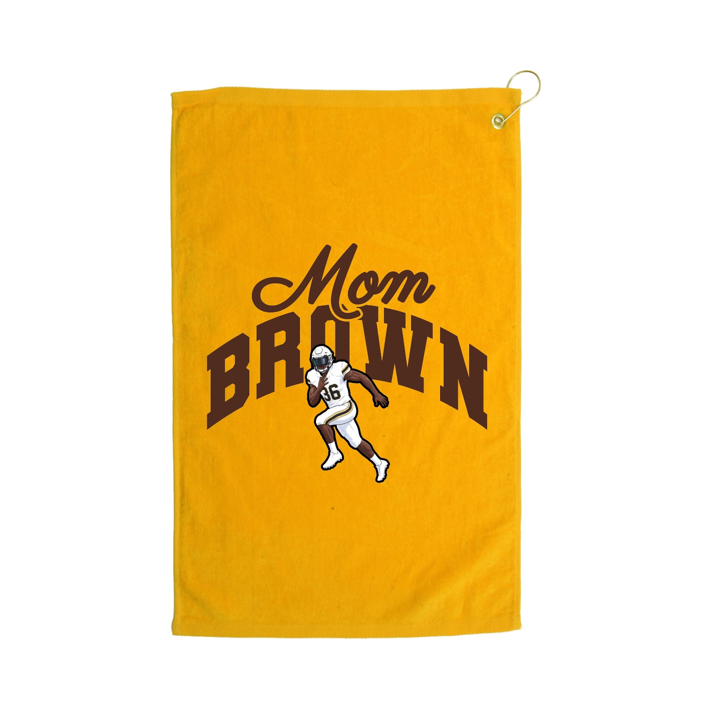 Golf Towel — Mothers Day Arch in Gold