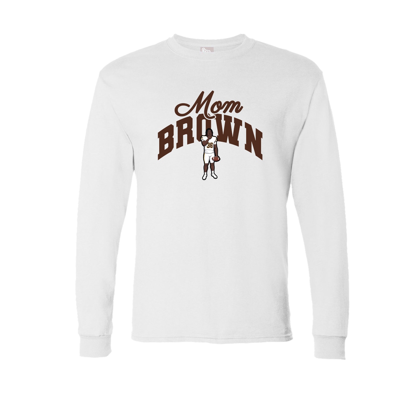 Long Sleeve Tee — Mothers Day Arch in White